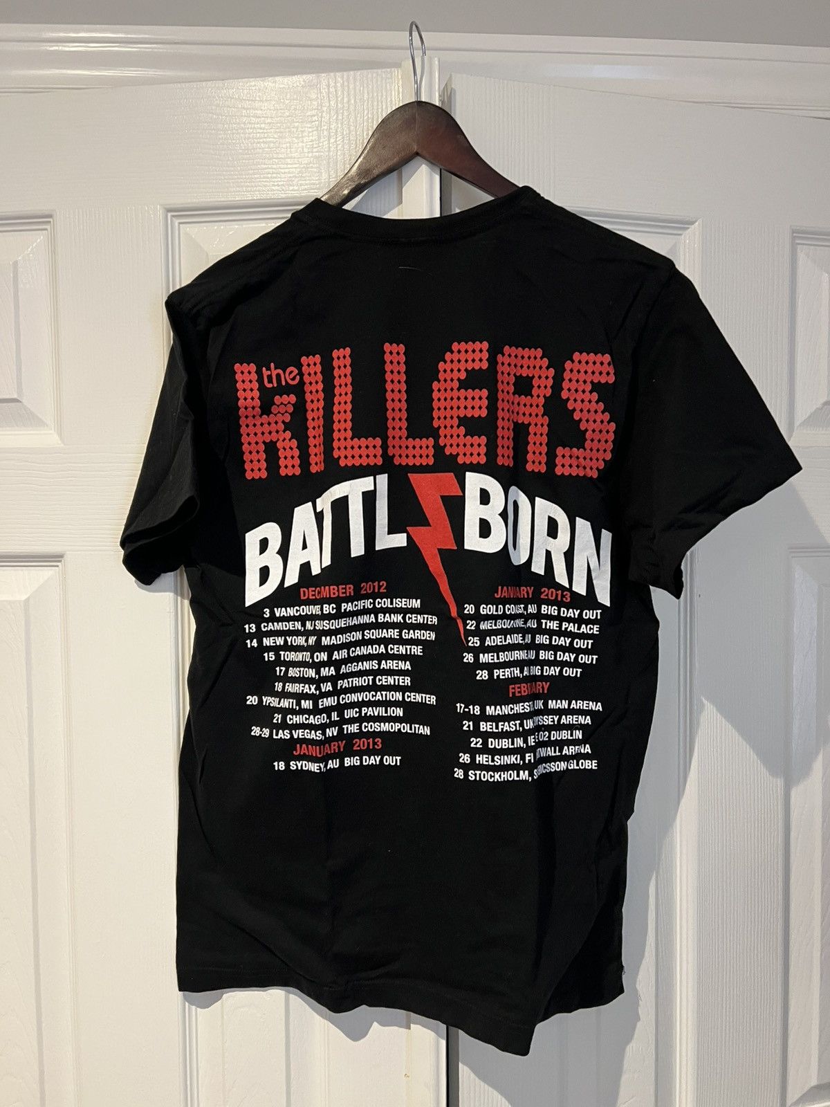 Band Tees Killers world tour 2012 t shirt Size US M / EU 48-50 / 2 - 3 Thumbnail