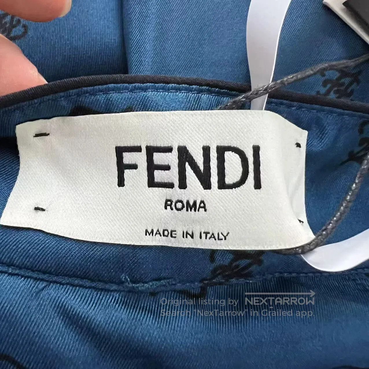 Fendi FENDI Asymmetric Printed Long Skirt. Size US 38 / EU 54 - 5 Thumbnail