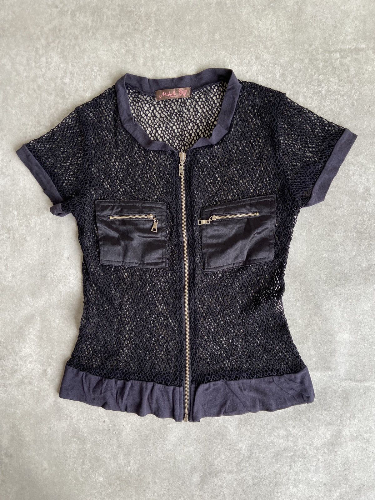 If Six Was Nine × Japanese Brand × Le Grande Bleu (L.G.B.) Michelle Net Shirt Size S / US 4 / IT 40 - 1 Thumbnail