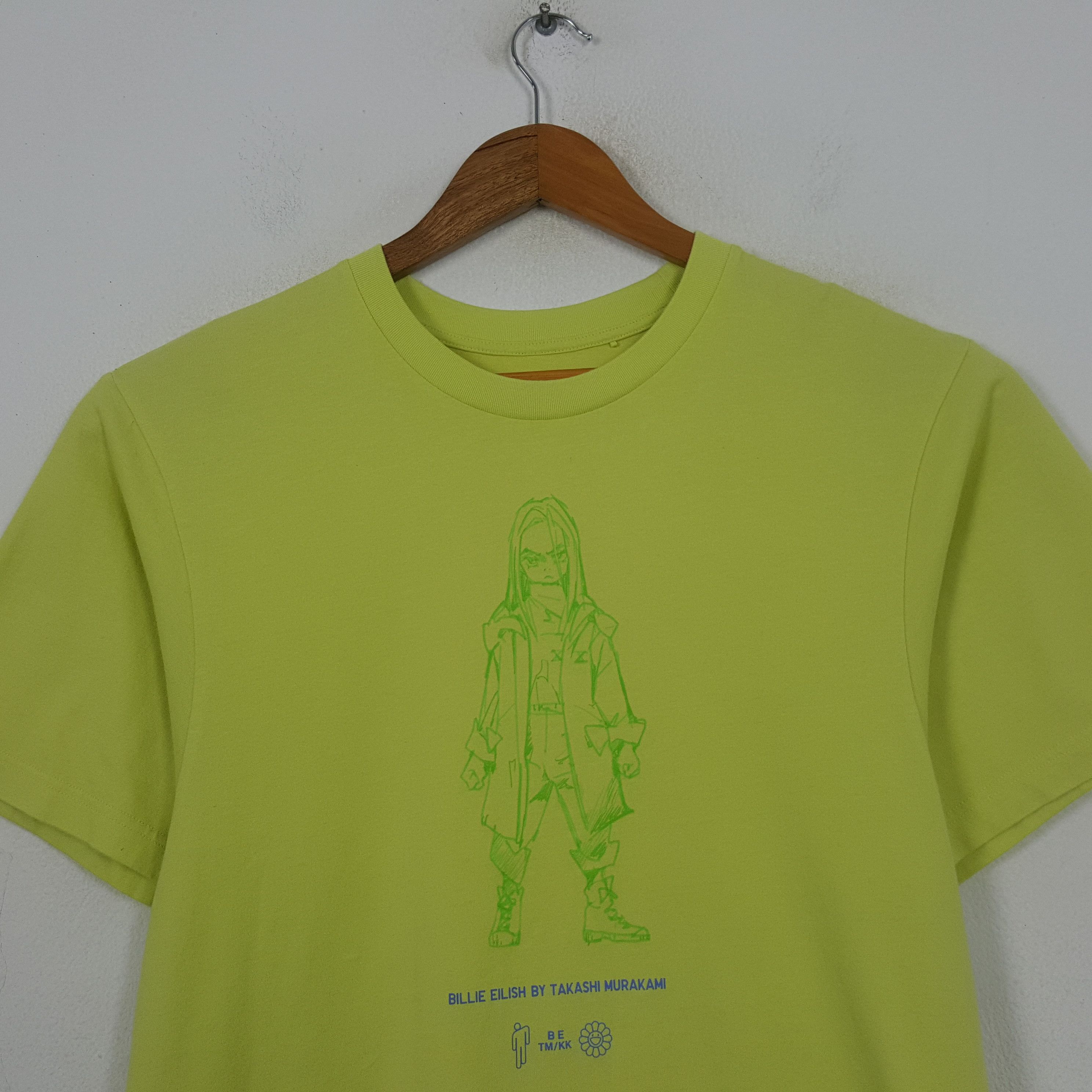 Japanese Brand Vintage Billie Elish By Takashi Murakami Brand T-shirt RR2 Size US M / EU 48-50 / 2 - 2 Thumbnail