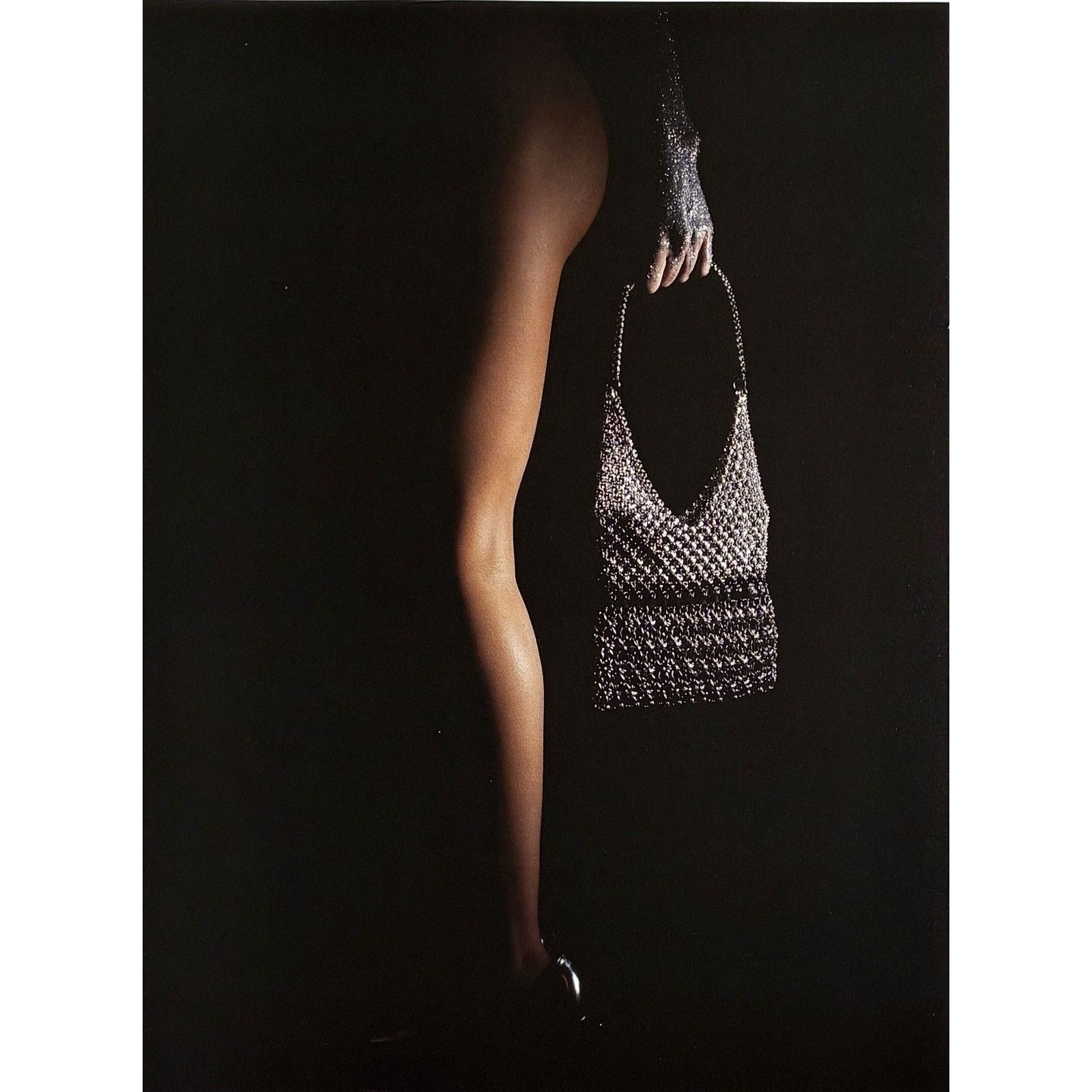Chrome Hearts × Japanese Brand × Vintage Chrome Hearts leg photo Poster framed 9x11 Size ONE SIZE - 2 Thumbnail