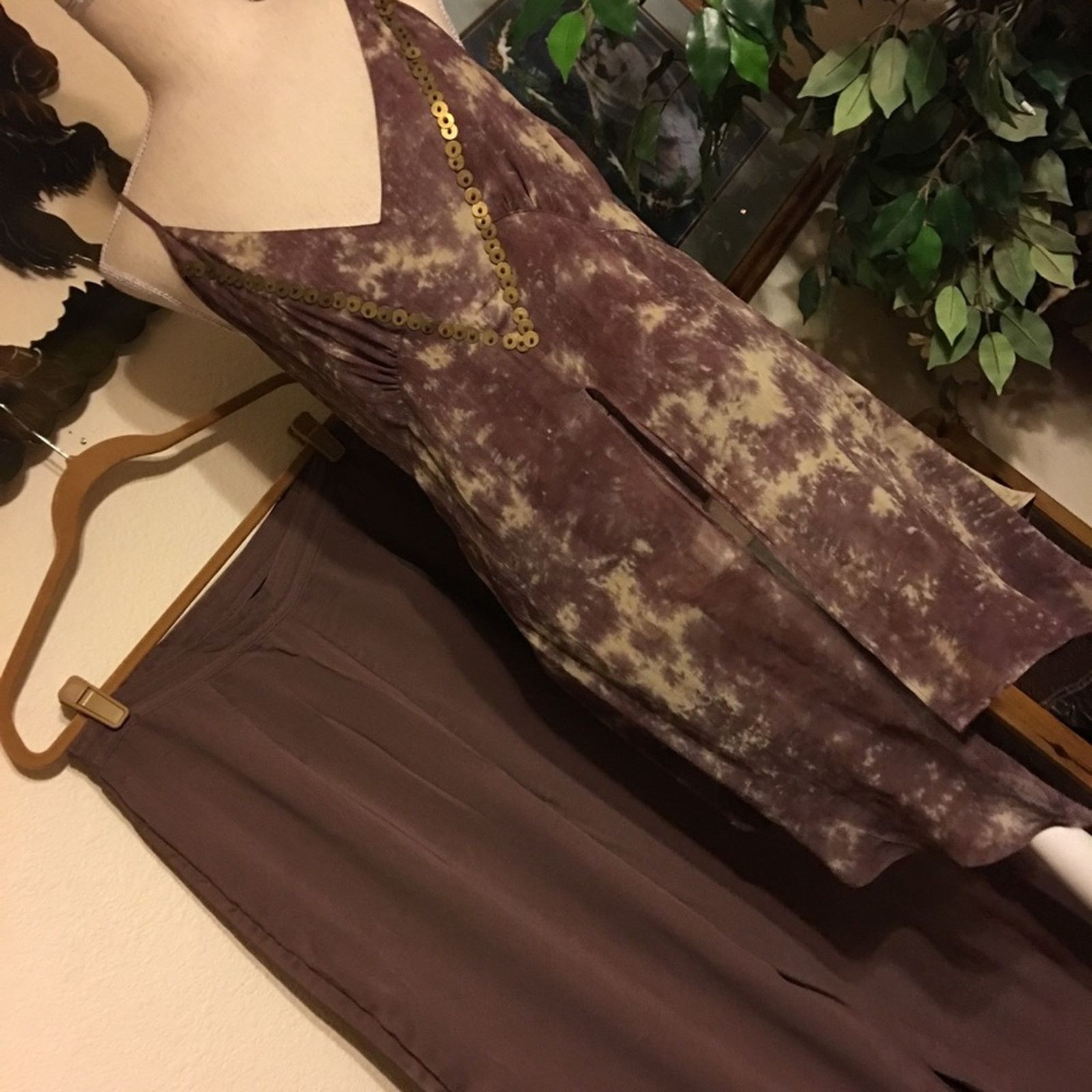 Other Metro Style light plum tunic top and pant set Size 34" / US 12 / IT 48 - 2 Thumbnail