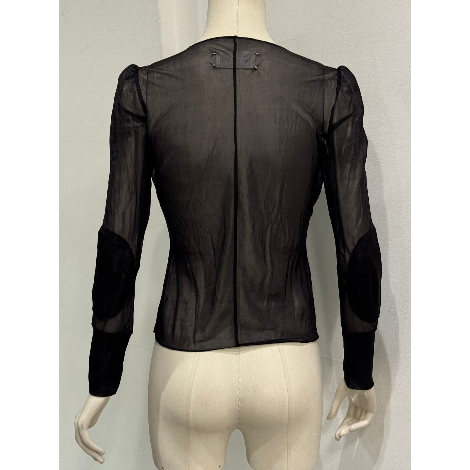Maison Margiela A/W1991-1992 Maison Margiela cigarette shoulder mesh top Size M / US 6-8 / IT 42-44 - 5 Thumbnail