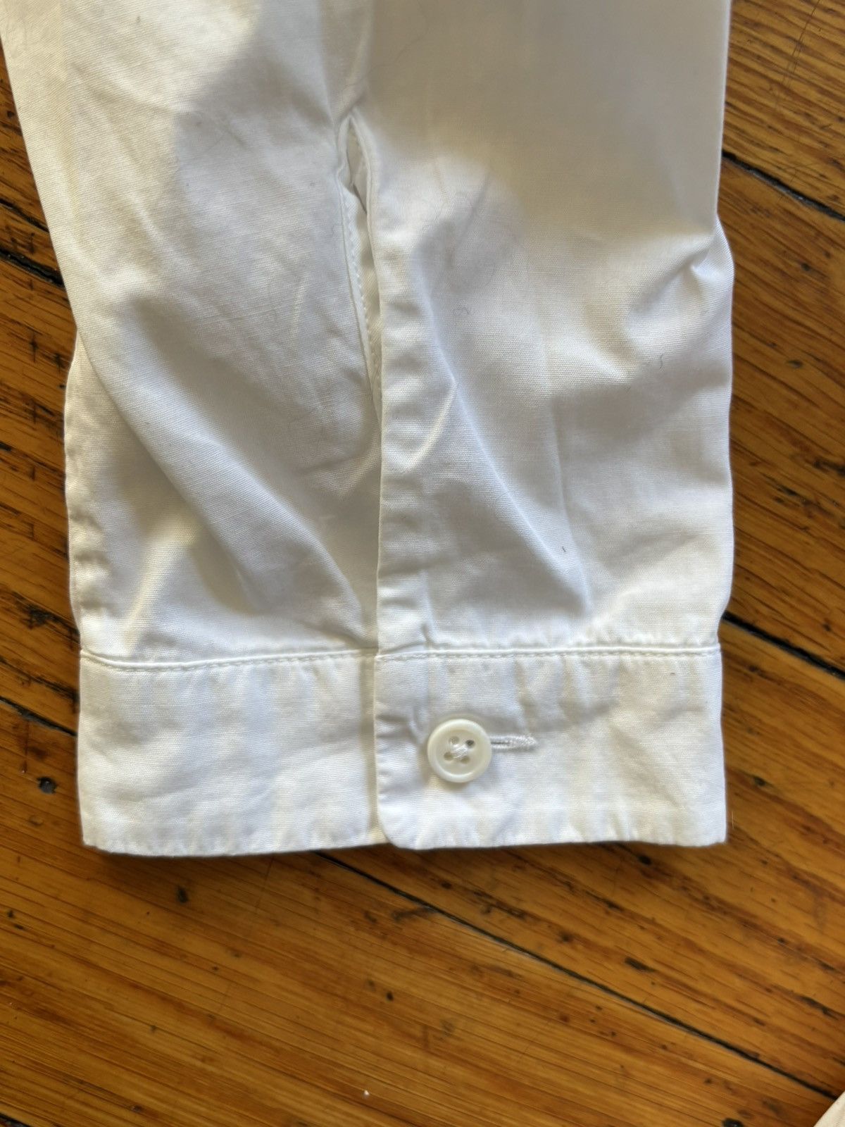 Jil Sander Jil Sander white XS/S fine cotton women's shirt Size S / US 4 / IT 40 - 4 Thumbnail