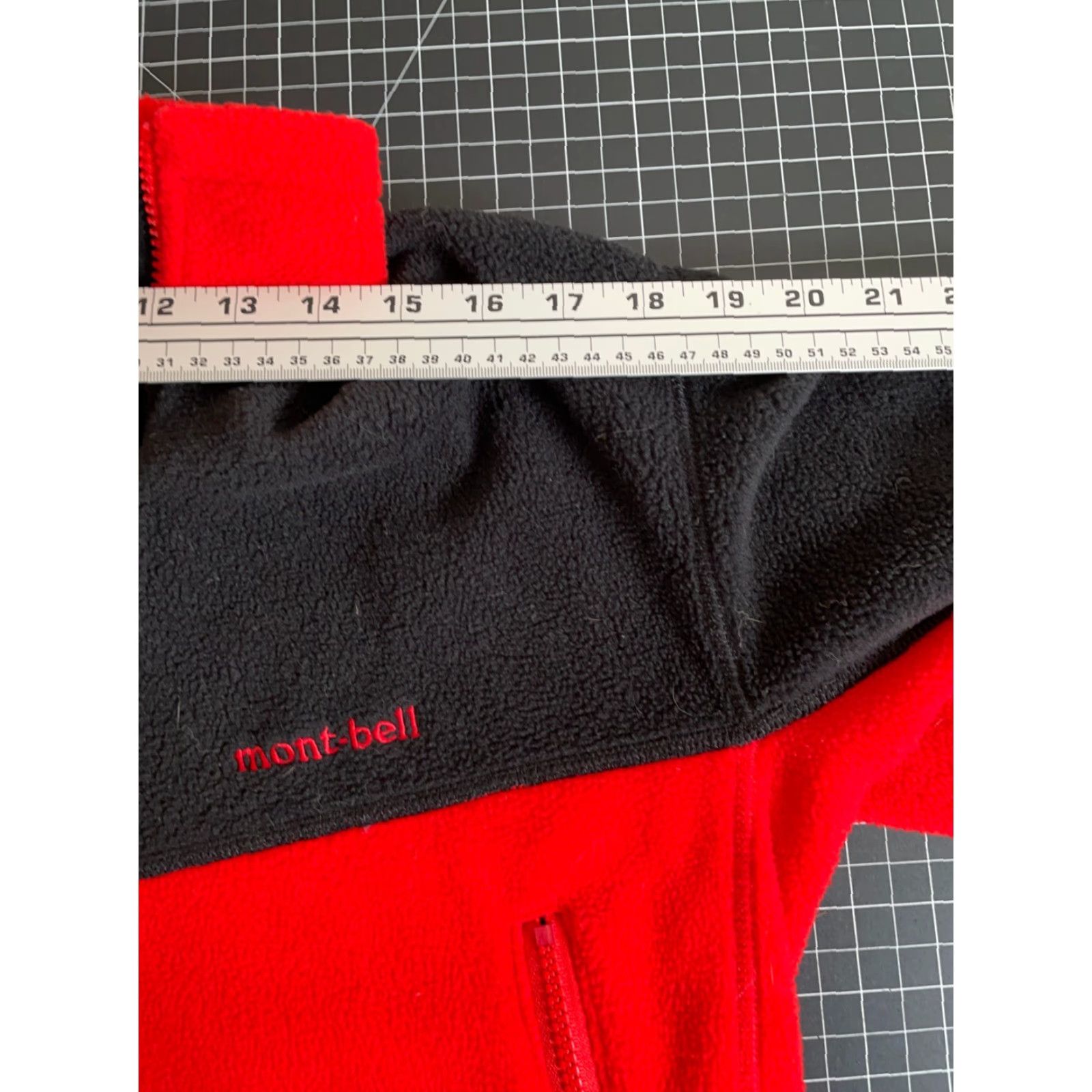 Montbell VINTAGE montbell x Lands' End Jacket Women's Medium Red Black USA Tag Zip Up Fleece Womens Size M / US 6-8 / IT 42-44 - 7 Thumbnail