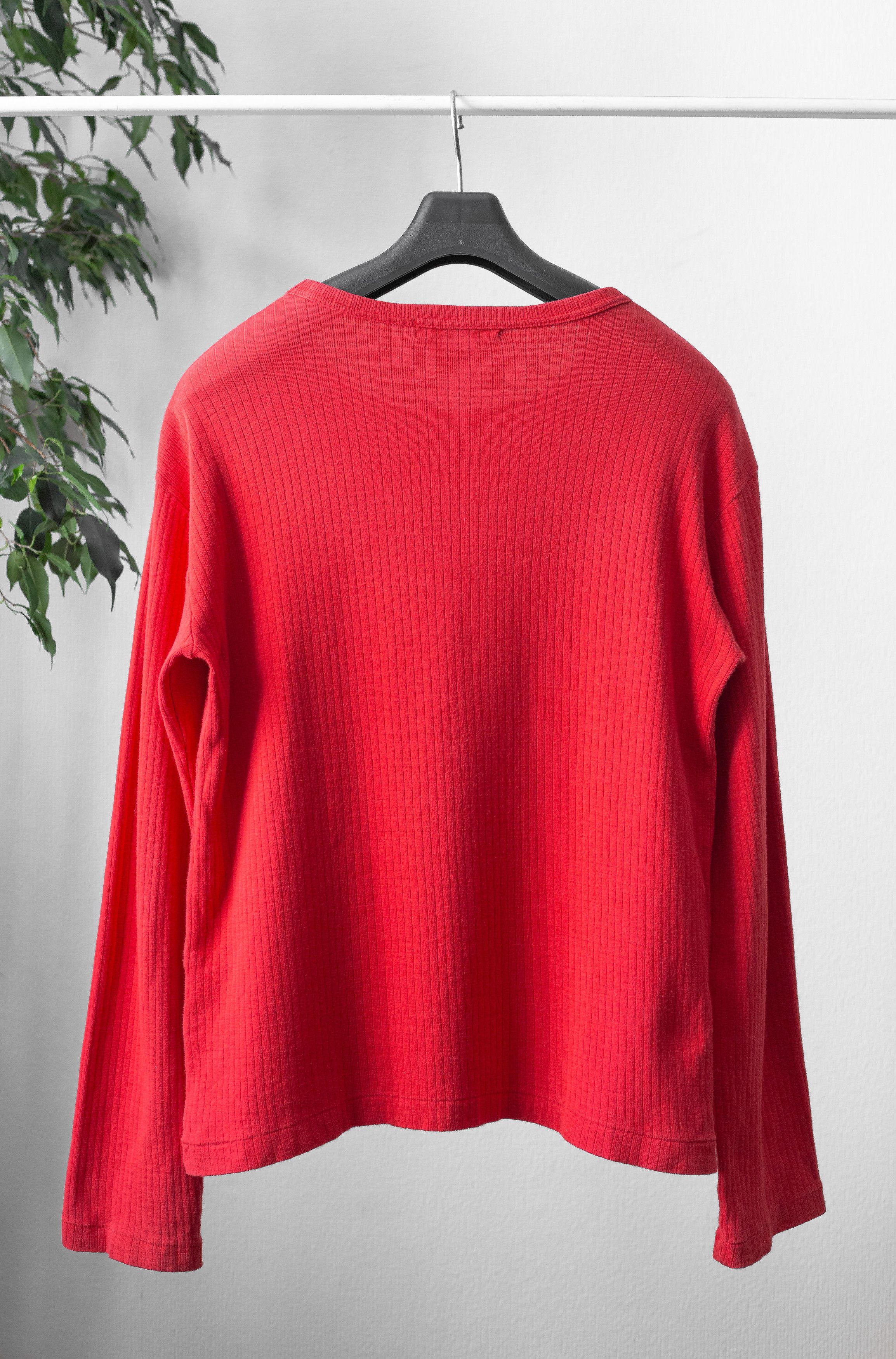 Yohji Yamamoto 1997AW cotton rib longsleeve Size US M / EU 48-50 / 2 - 2 Thumbnail