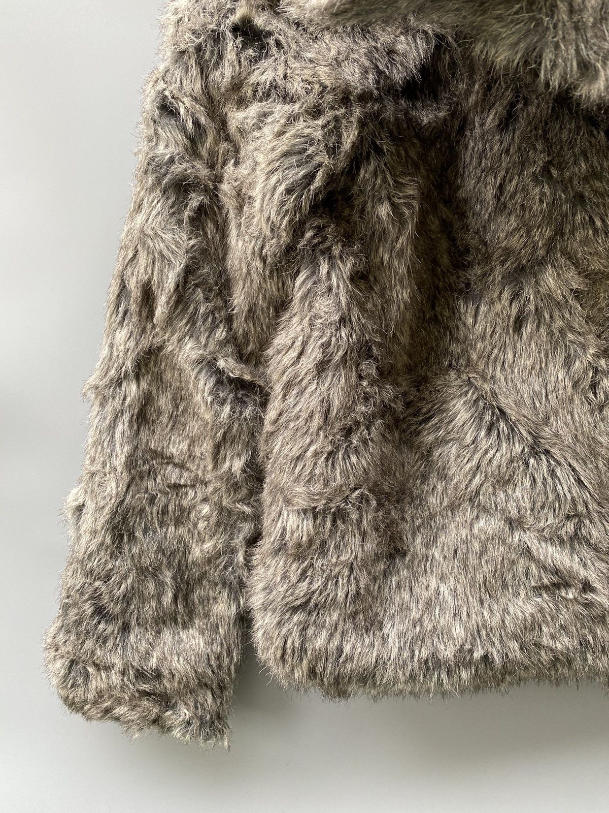 Ne-Net Ne-net Faux Fur Bear Ear Zip Hoodie Size US S / EU 44-46 / 1 - 11 Thumbnail