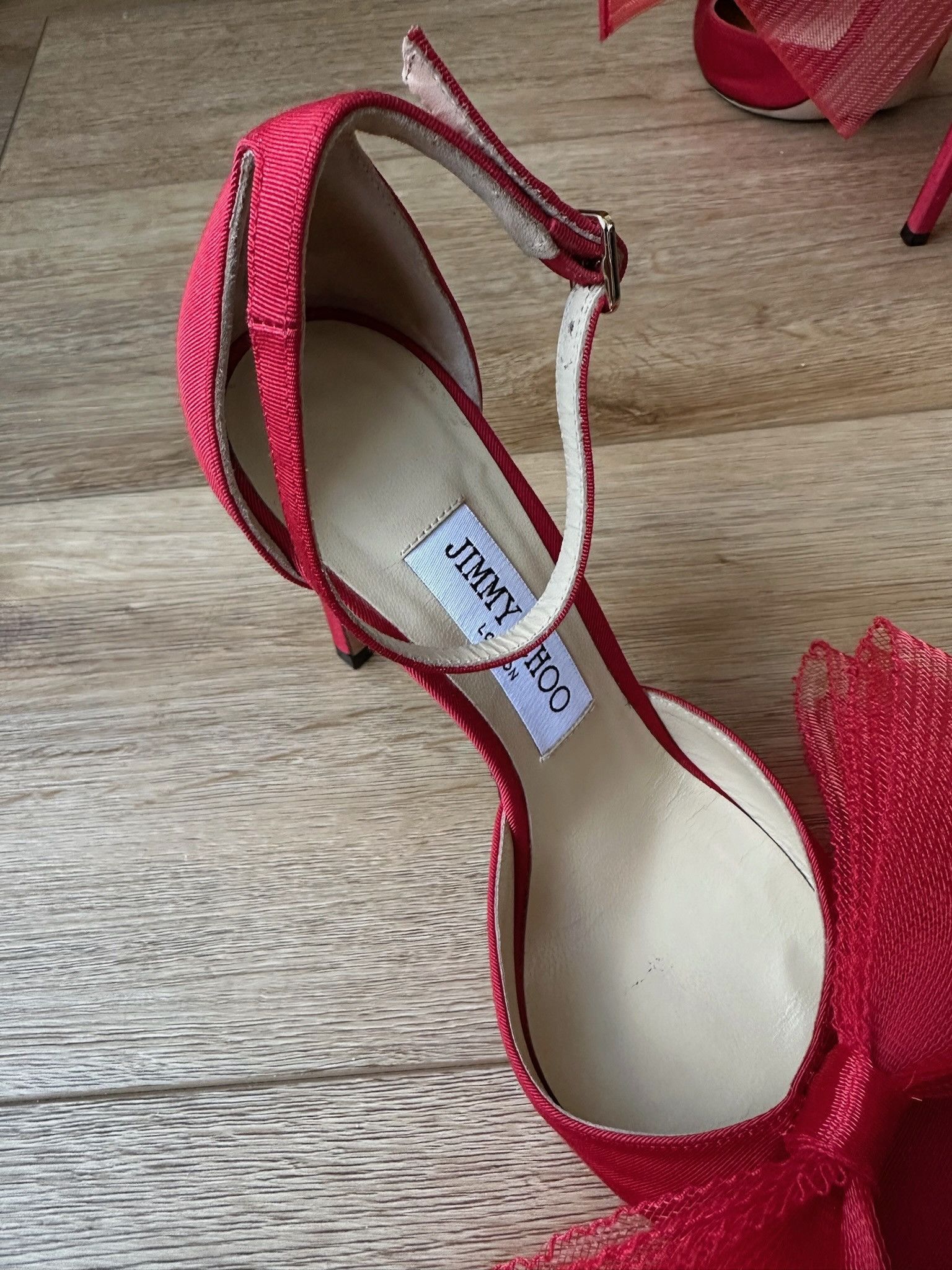 Jimmy Choo 🔥[SALE]🔥 Jimmy Choo Averly 100 Pumps Asymmetric Grosgrain Size US 8 / IT 38 - 11 Thumbnail