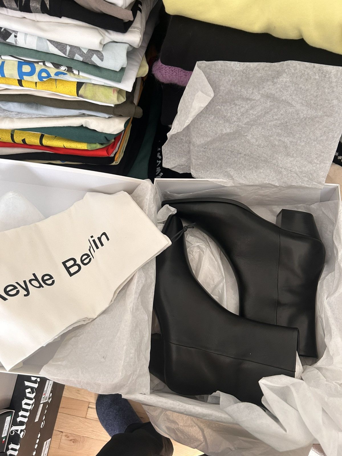 aeyde Aeyde Baba Calf Leather Boots Size US 11 / IT 41 - 5 Thumbnail
