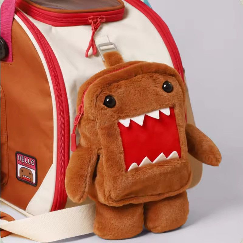 Japanese Brand Kawaii Domo Kun Plush Shoulder Bag Size ONE SIZE - 2 Thumbnail