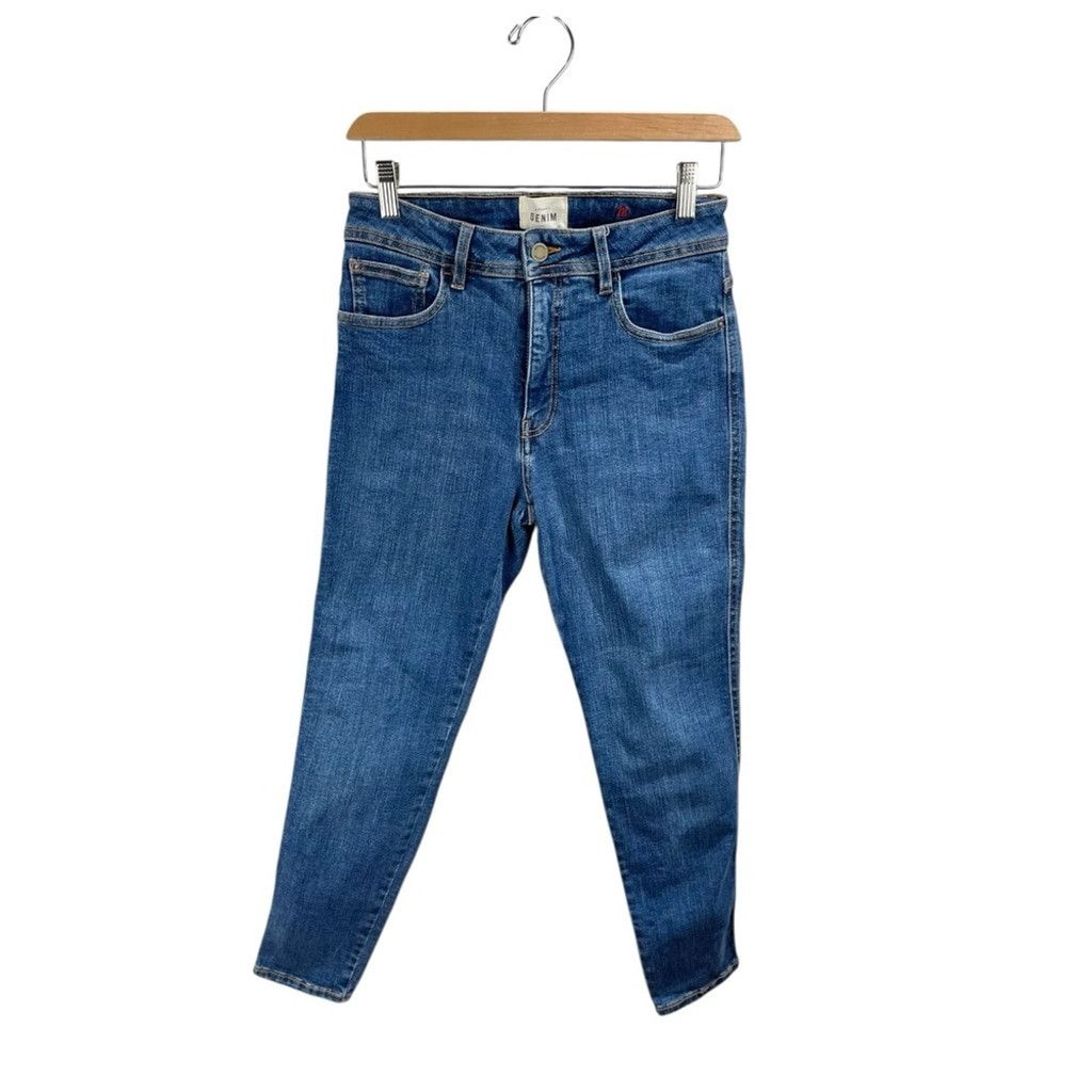 Sezane Sezane Paris Slim Parfait Dark Rinse Jeans Size 28 Size 28" / US 6 / IT 42 - 6 Thumbnail