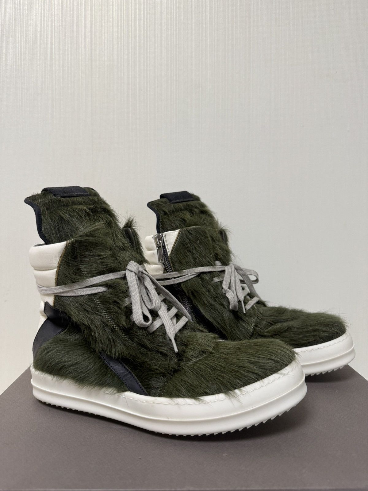 Rick Owens Rick owens FW21 Green LHL Boots Size US 8 / EU 41 - 1 Thumbnail