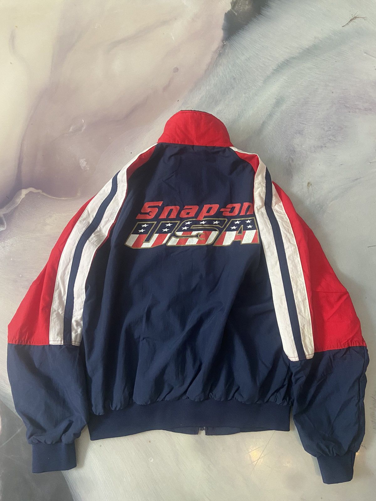USA Olympics × Vintage Retro 90’s Team USA Vintage Bomber 🇺🇸 🦅 Size US L / EU 52-54 / 3 - 1 Thumbnail