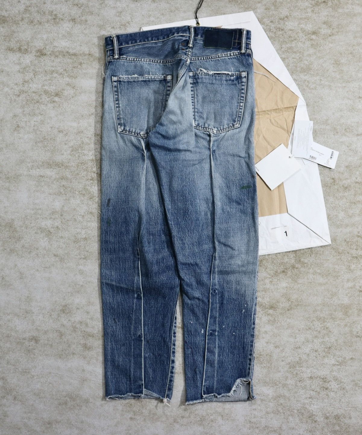 Visvim VISVIM JOURNEYMAN PANTS TACKED CRASH JM Jean Size US 32 / EU 48 - 2 Thumbnail