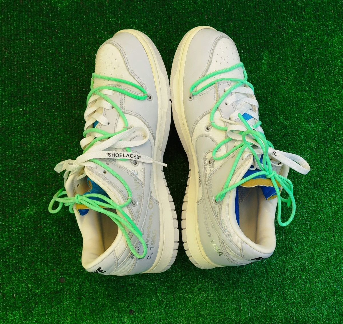 Nike × Off-White Sneakers Nike Dunk Low X Off-White Lot 26 #11,5 Size US 11.5 / EU 44-45 - 4 Thumbnail