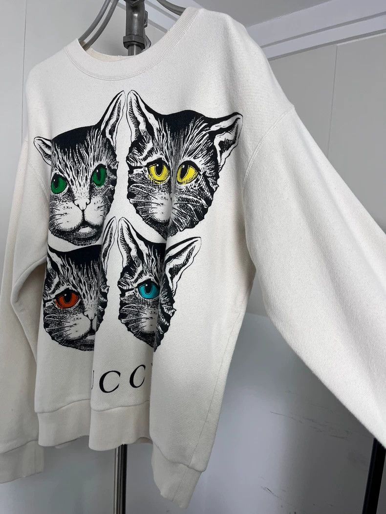 Gucci Gucci Cat sweatshirt 2502-Nextarrow Size US XS / EU 42 / 0 - 5 Thumbnail