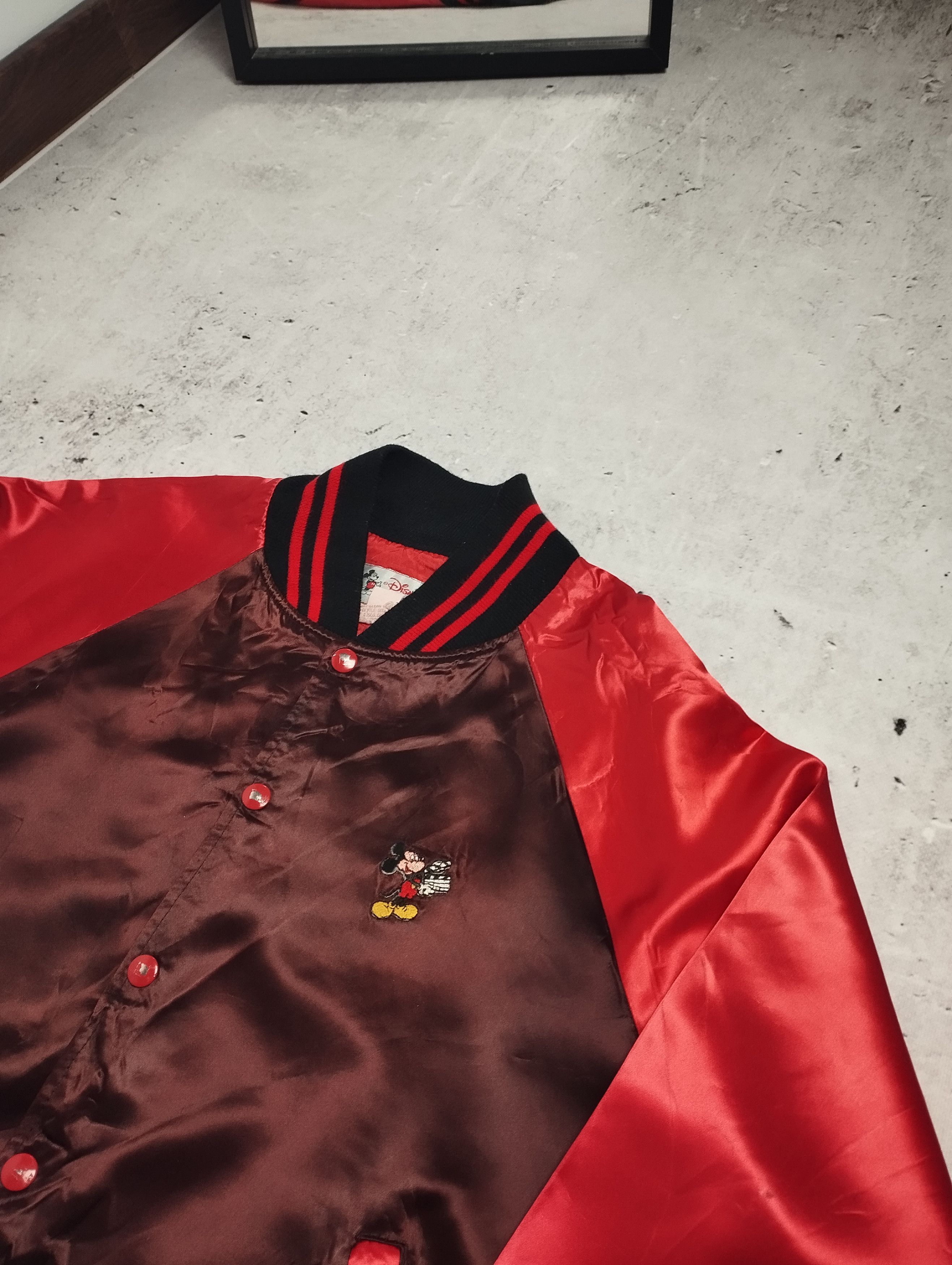 Disney × Mickey Mouse × Vintage rare vintage 80s 90s disney baseball bomber jacket disney Size US M / EU 48-50 / 2 - 3 Thumbnail