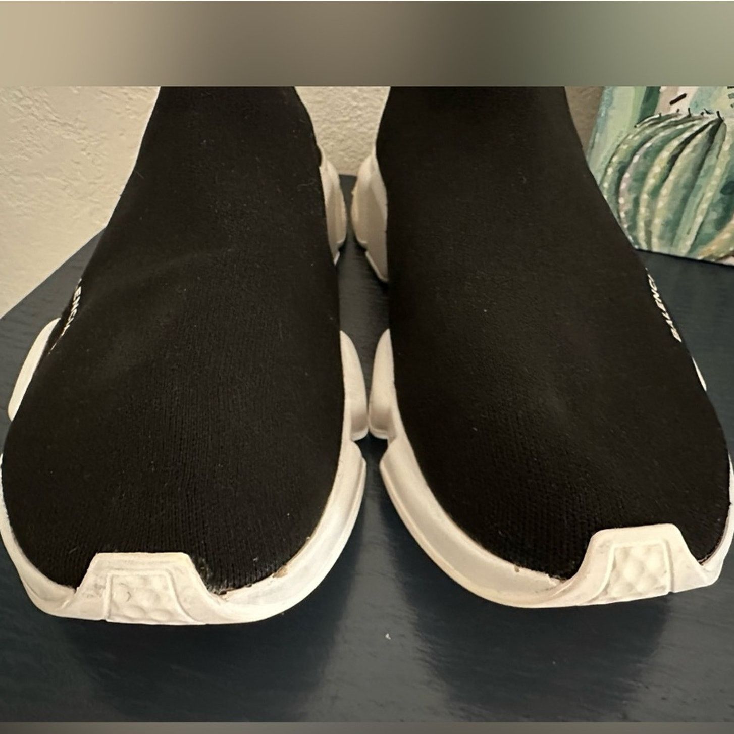 Balenciaga Speed Trainers EU 47 US 14 Mid-top Black sock White rubber Size US 14 / EU 47 - 10 Thumbnail