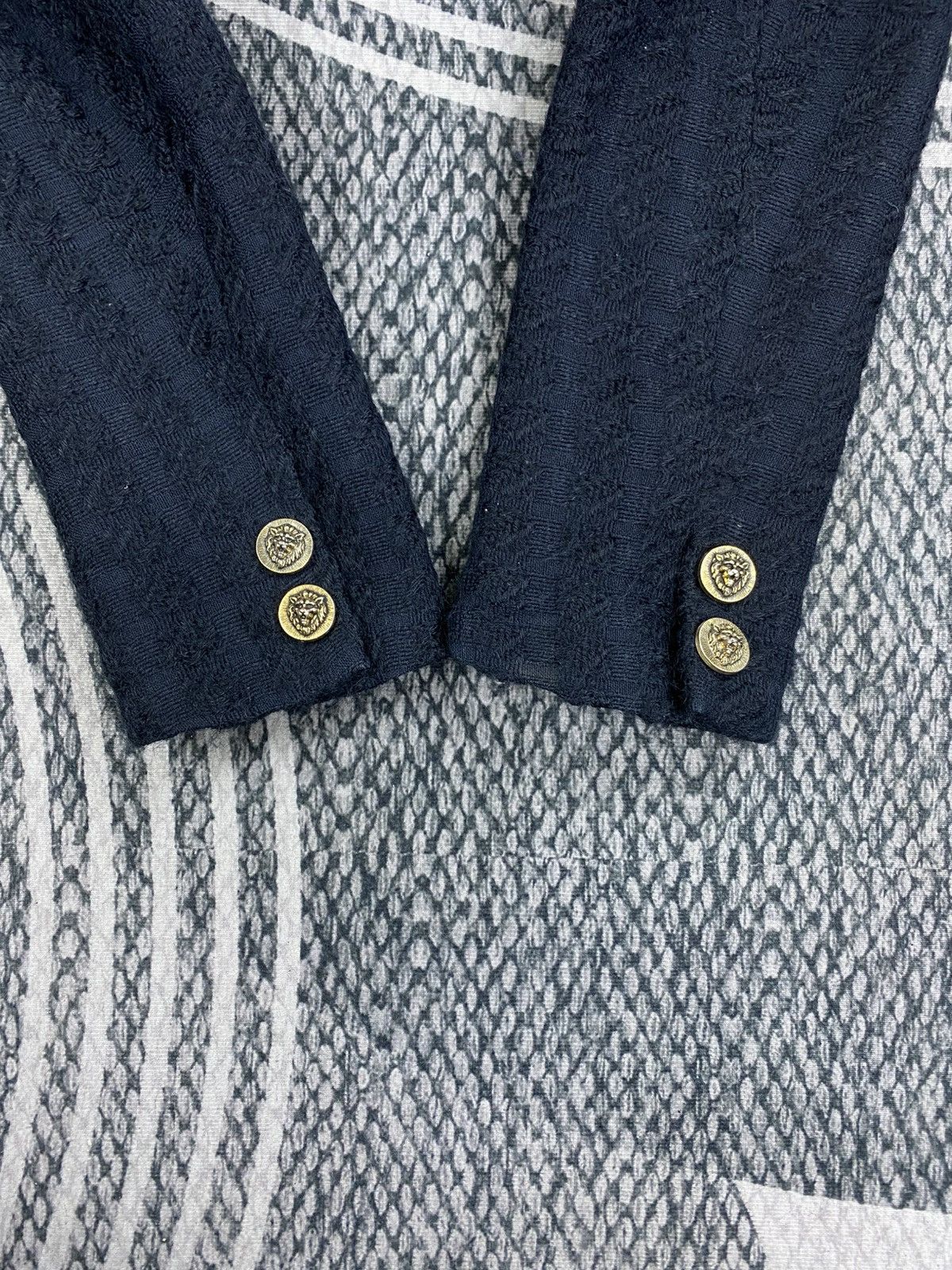Vintage Vintage Francois Paris Flap Pocket Knit Blazer Style Jacket Size M / US 6-8 / IT 42-44 - 10 Thumbnail