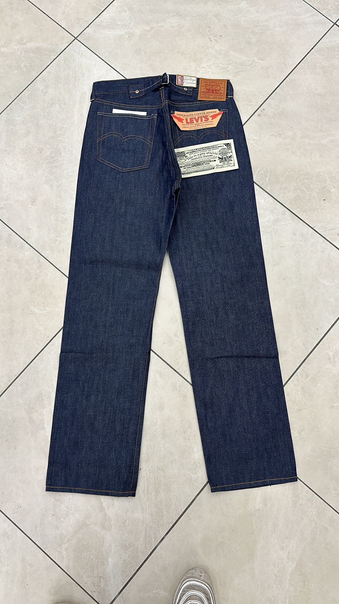 Levi's Vintage Clothing LVC Levi's Vintage Clothing 1937 501XX BigE Selvedge Jeans Size US 33 - 2 Thumbnail