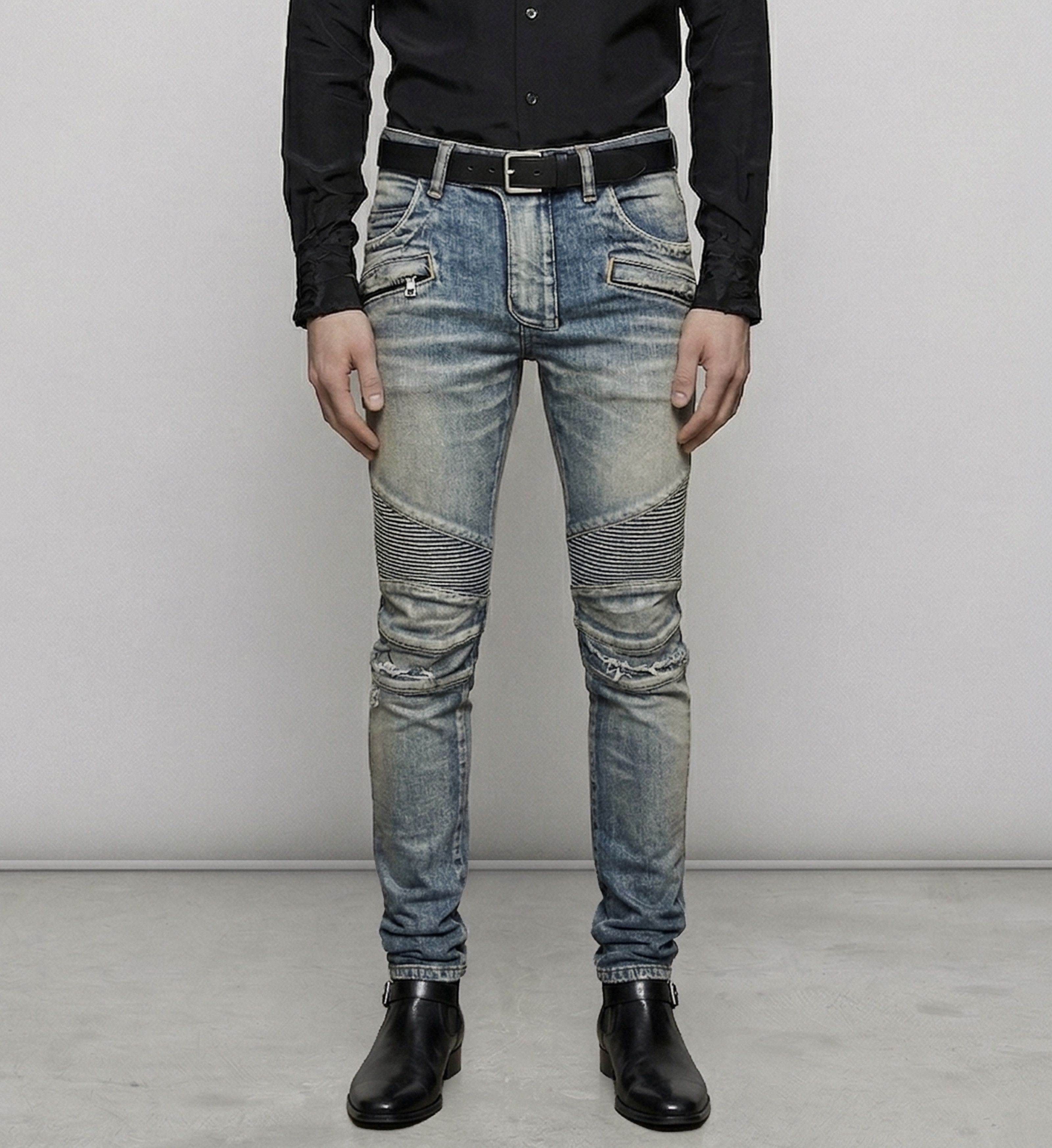 Balmain Iconic Denim By Balmain Size US 29 - 1 Thumbnail