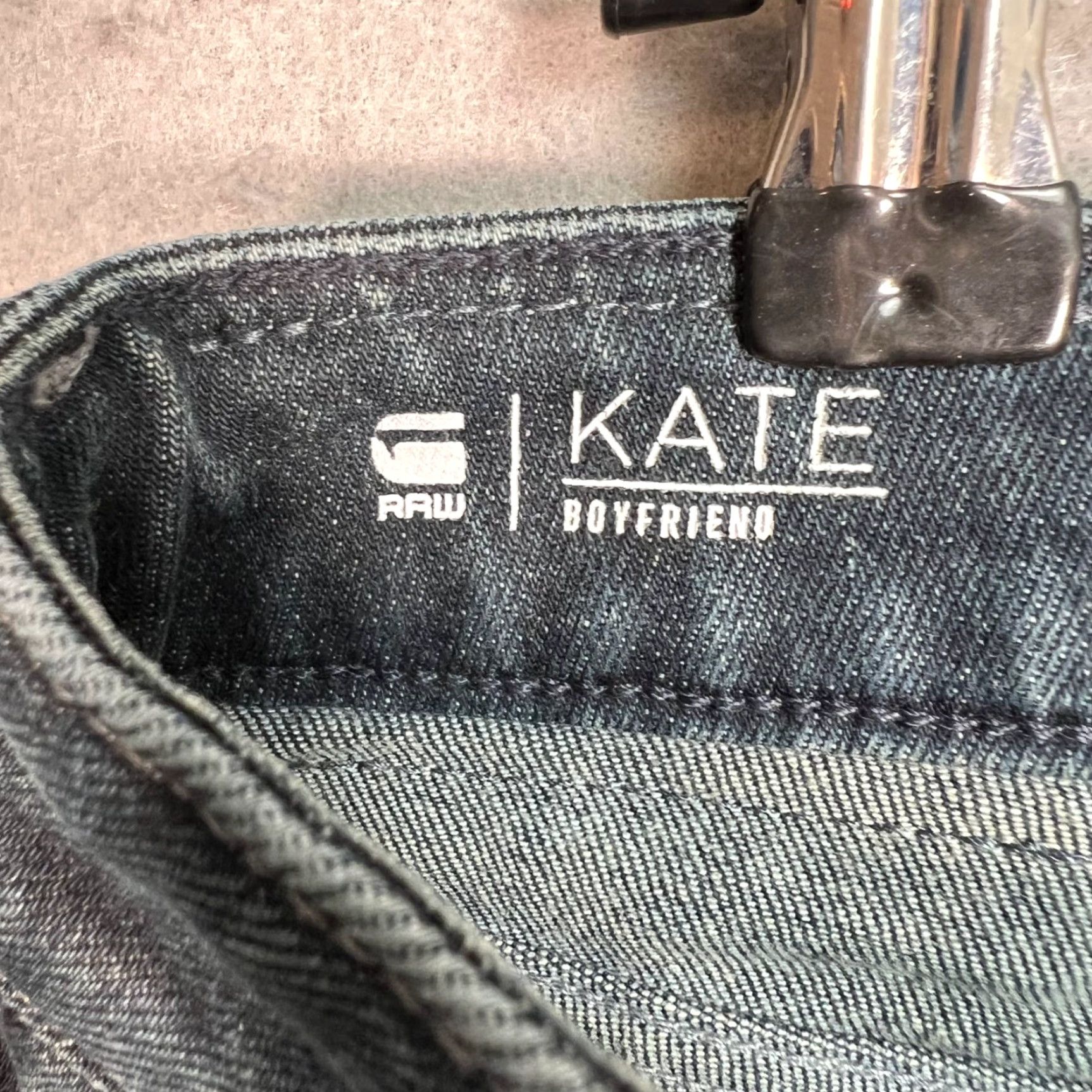G-Star G-Star Raw Kate Boyfriend Jeans Size 28 x 34 Tapered Leg Blue Denim Jeans Womens Regular 30 in Waist 31 in Inseam Vintage N/A Size 28" / US 6 / IT 42 - 3 Thumbnail