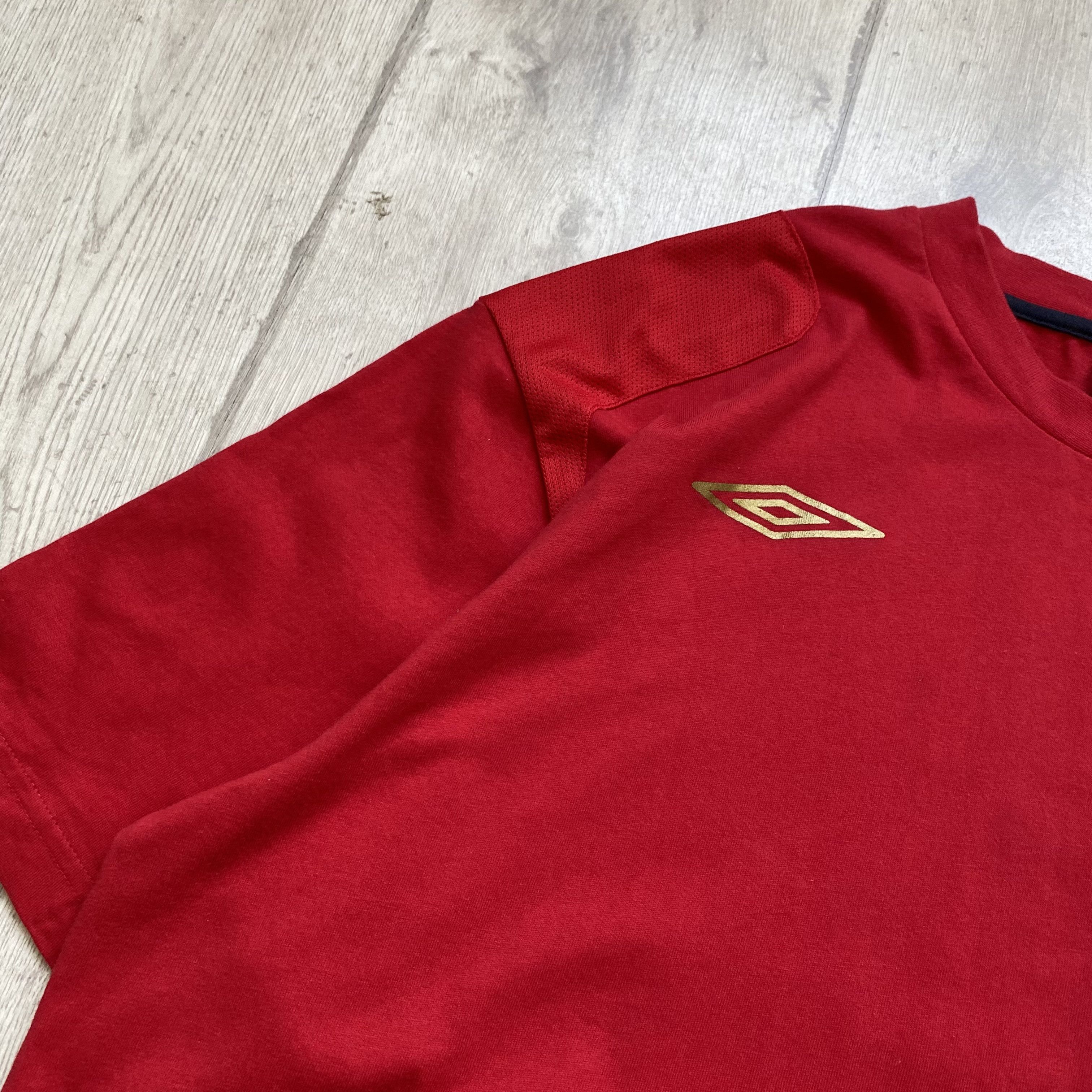 Umbro 🏴󠁧󠁢󠁥󠁮󠁧󠁿 Vintage Umbro England Soccer heavy tee logo Size US XL / EU 56 / 4 - 5 Thumbnail