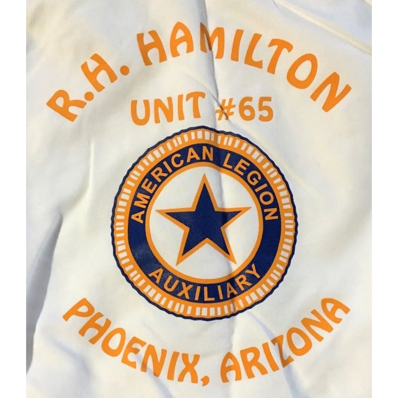 Vintage VINTAGE American Legion Auxiliary Boxy Jacket 2XL White Nylon Bomber 90s Army Grunge College USMC Usmc Military Hip Hop Punk Retro Fans Mens Size US XXL / EU 58 / 5 - 3 Thumbnail
