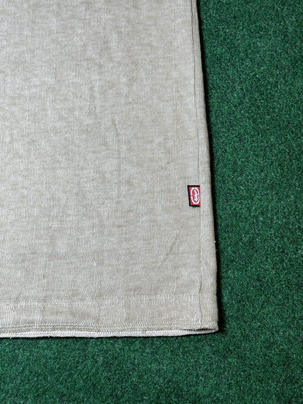 Ecko Unltd. × Vintage Y2L Ecko UNLTD Denim Baggy Hip Hop Biege Sand T Shirt Size US L / EU 52-54 / 3 - 7 Thumbnail