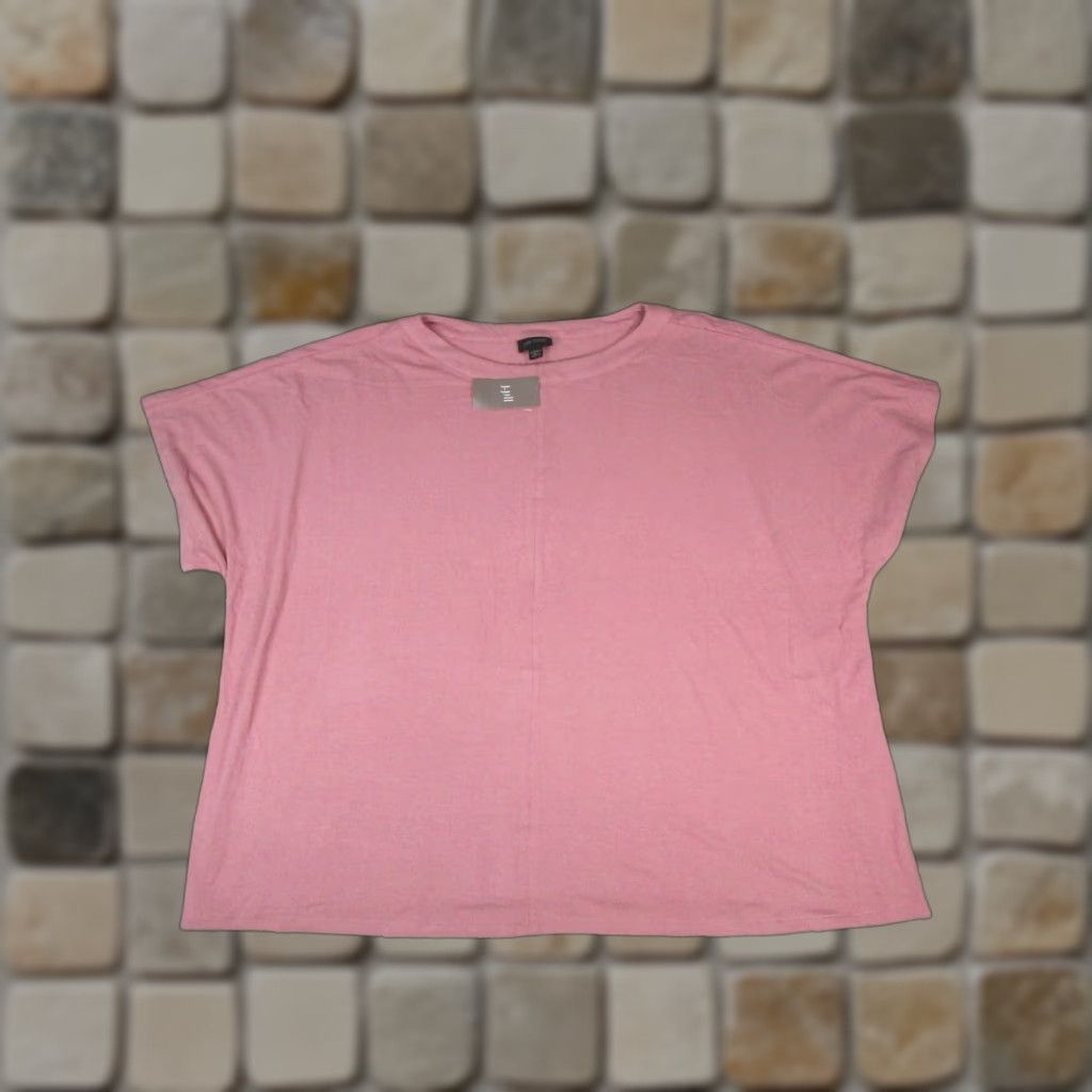 J. Jill J.Jill Shirt Womens 2X Pink T-Shirt Short Sleeve Round Neck Pullover Regular Plus Size Womens Color Pink 2X J. Jill Shirt Womens T-Shirt Basic 90s? Size XXL / US 16-18 / IT 52-54 - 1 Thumbnail