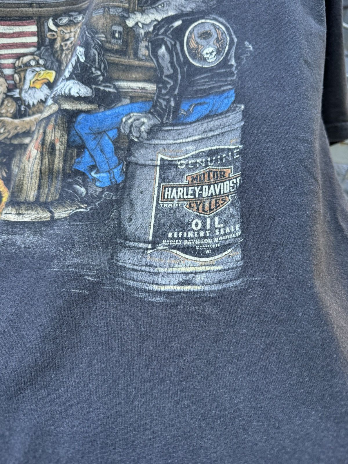 Harley Davidson × Vintage Harley Davidson West Coast T Shirt Scotland y2k Size US L / EU 52-54 / 3 - 5 Thumbnail