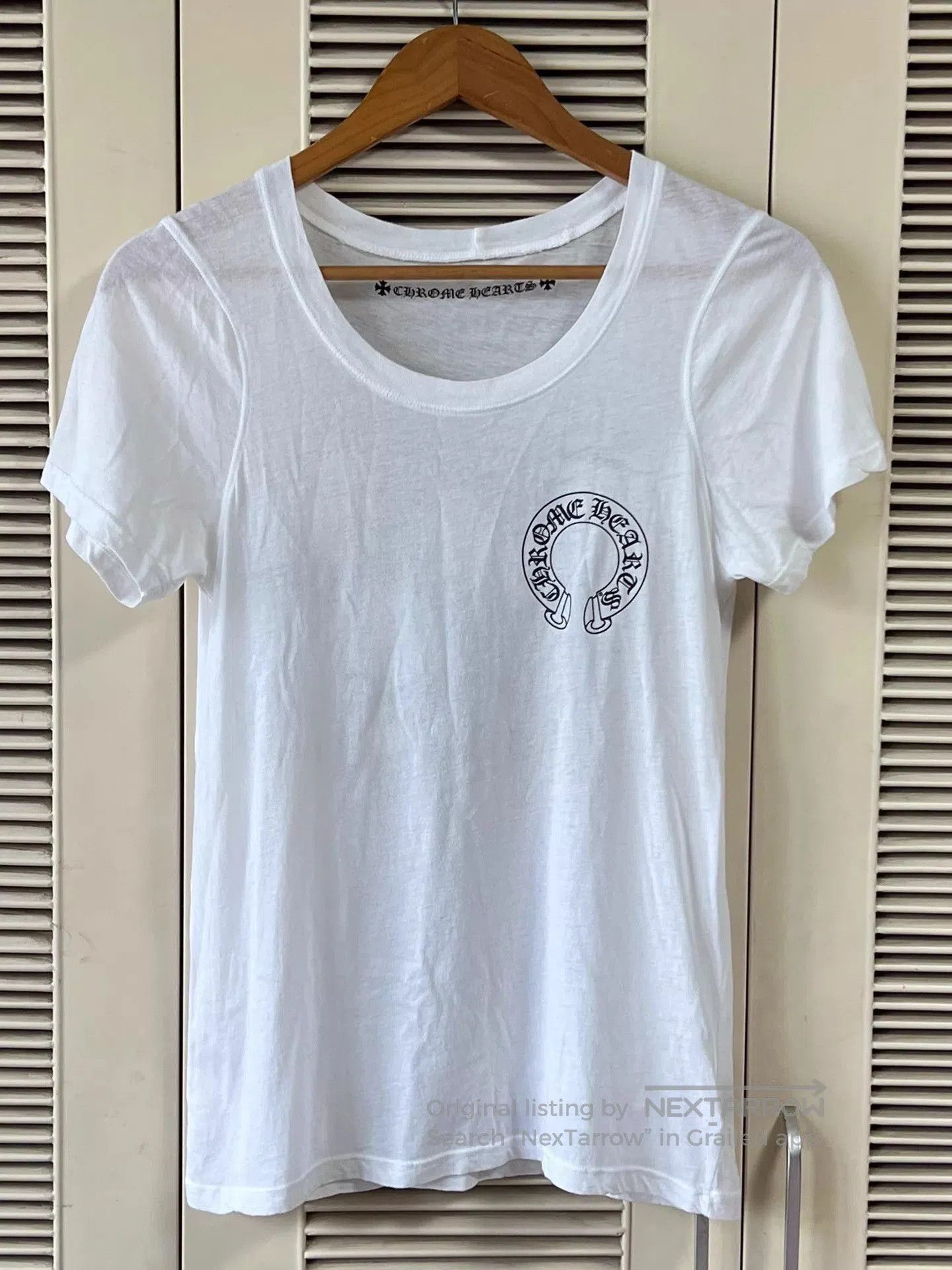 Chrome Hearts White Short Sleeve Graphic T-Shirt. Size US S / EU 44-46 / 1 - 1 Thumbnail
