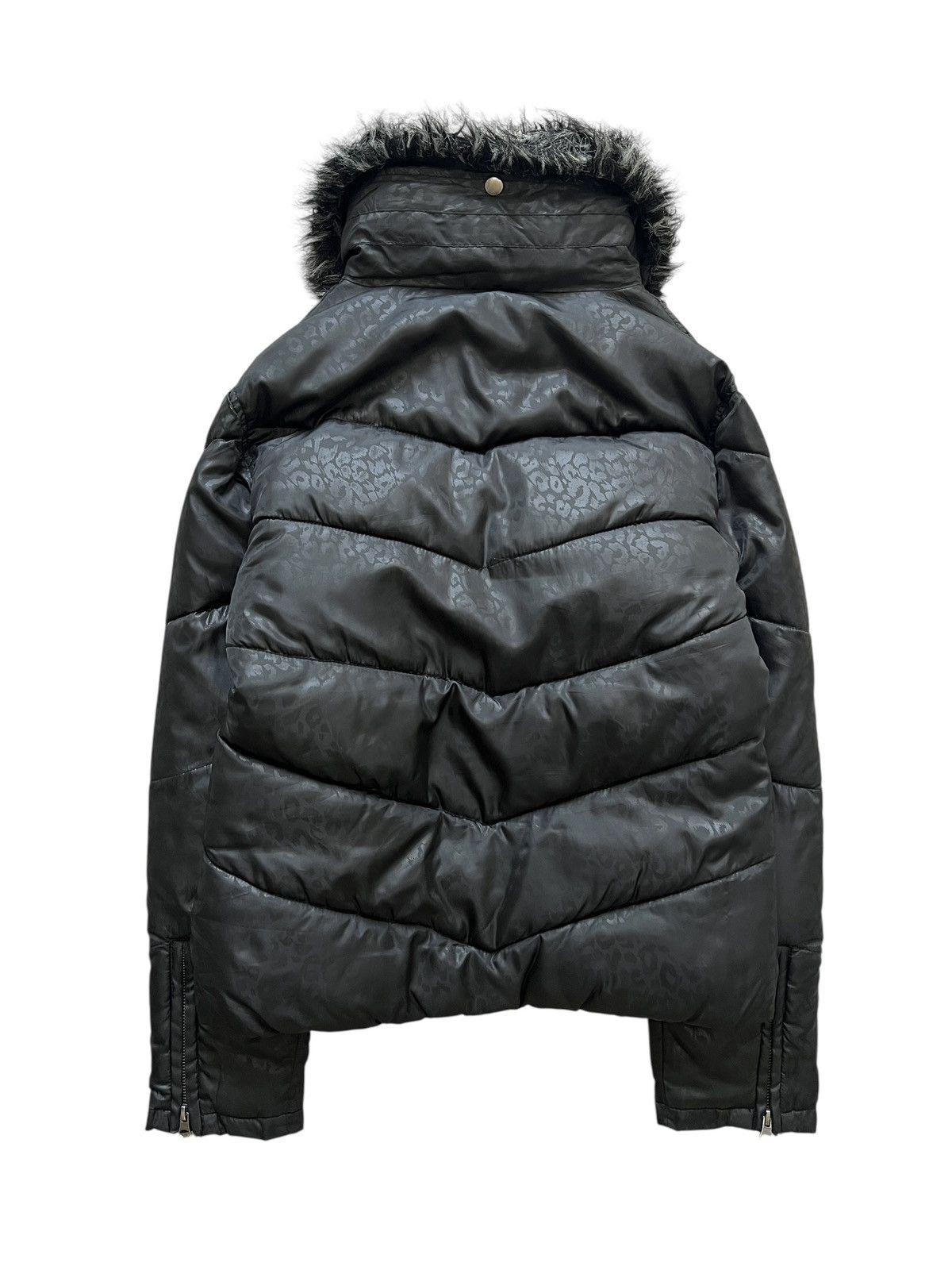 If Six Was Nine 2000s Place Plan 🇯🇵 Leopard Motif Double Zip Puffer Jacket Size US M / EU 48-50 / 2 - 2 Thumbnail