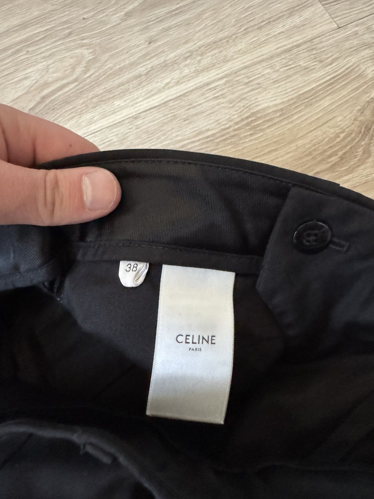 Celine Celine Double Pleated Tixie Wool Pants Women Size 26" / US 2 / IT 38 - 9 Thumbnail