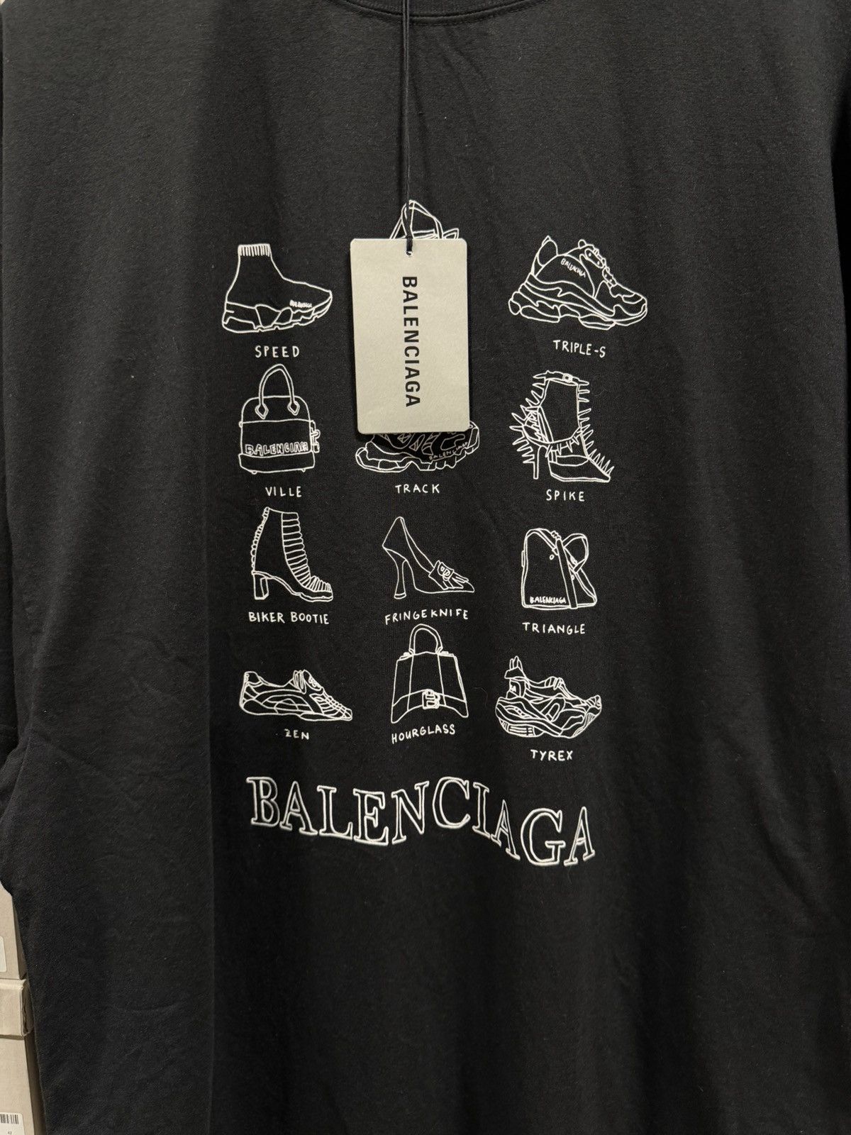Balenciaga Balenciaga Logo T-Shirt NEW 850$ Size US XL / EU 56 / 4 - 3 Thumbnail