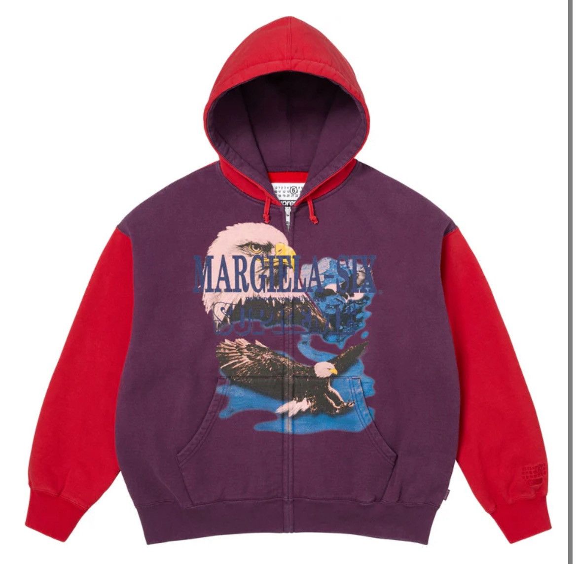 Maison Margiela × Supreme Supreme mm6 maison margiela eagle zip up hooded sweatshirt Size US M / EU 48-50 / 2 - 1 Thumbnail