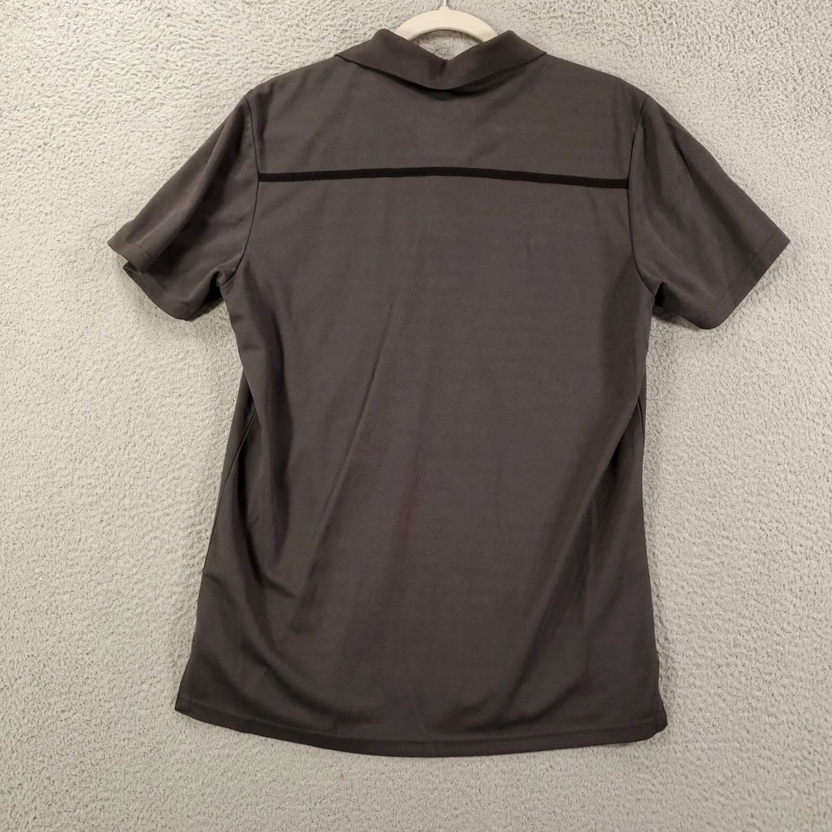 Vintage Aéropostale Shirt Mens Medium Gray Activewear Polo NWT Moisture Wicking Short Sleeve Pullover Casual Workwear Standard Fit Size US M / EU 48-50 / 2 - 6 Thumbnail