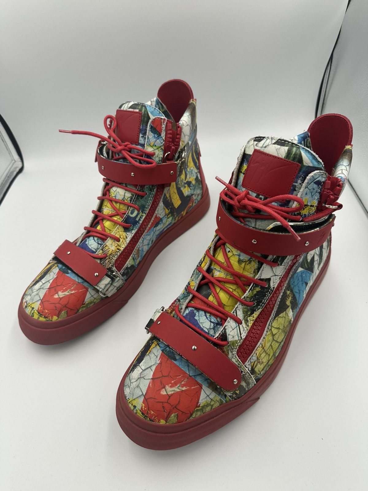 Giuseppe Zanotti Giuseppe Zanotti High Top Sneakers Size US 15 / EU 48 - 1 Thumbnail