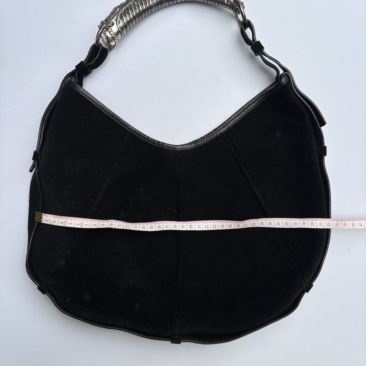 Yves Saint Laurent YVES SAINT LAURENT by Tom Ford Suede MOMBASA HOBO BAG Size ONE SIZE - 20 Thumbnail