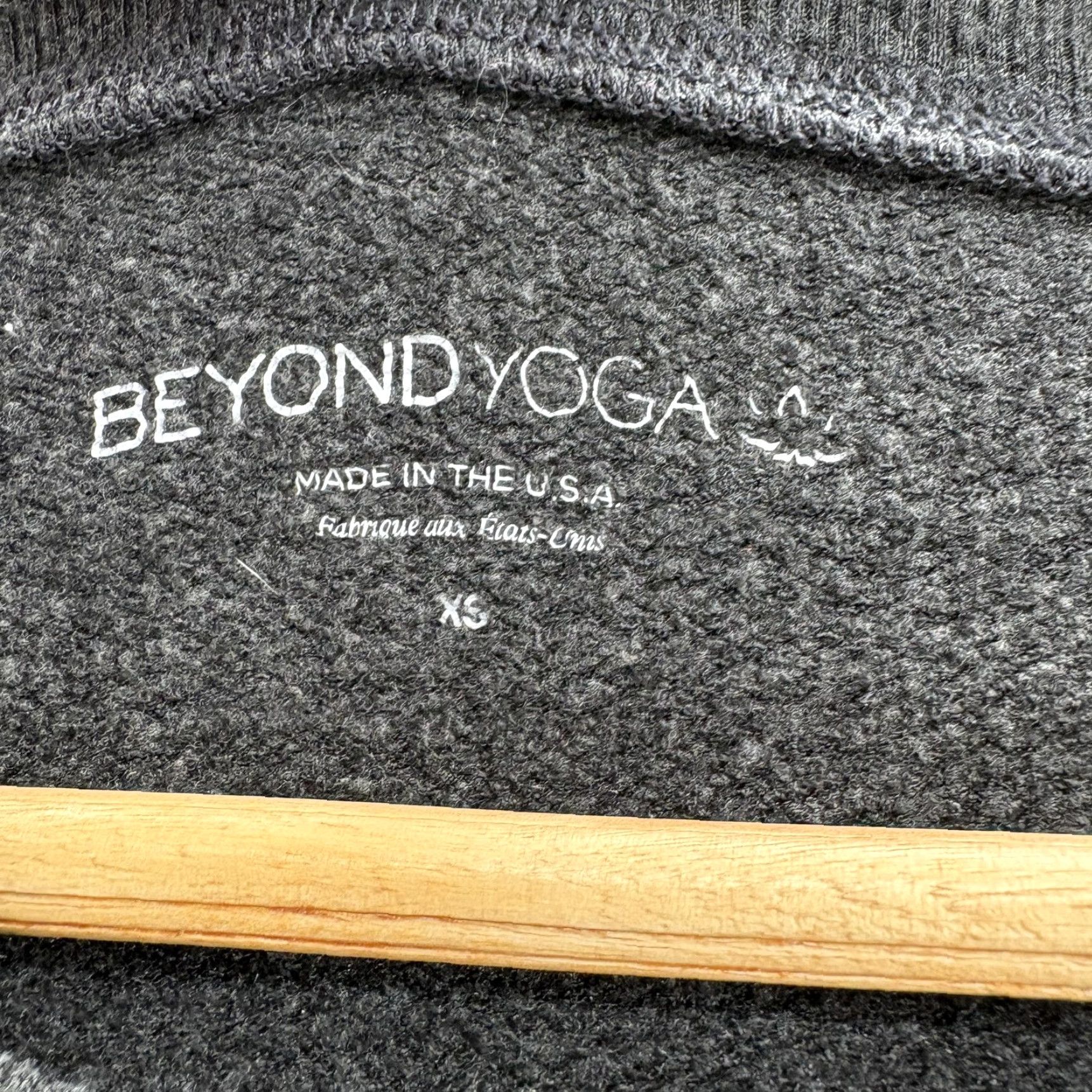 Beyond Yoga Beyond Yoga Sweatshirt Womens XS Gray Modal Fleece Crew Neck Raglan Pullover Size XS / US 0-2 / IT 36-38 - 4 Thumbnail
