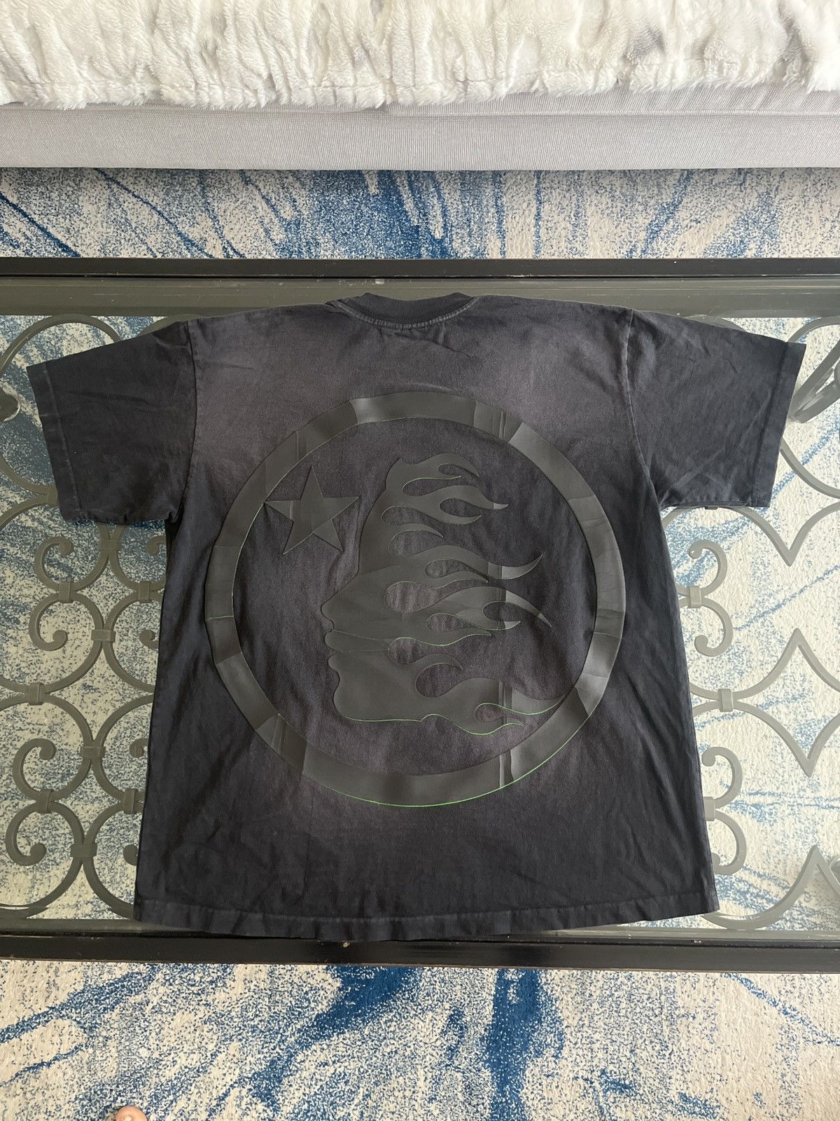 HELLSTAR HELLSTAR "Cracked" Classic Logo Tee Size US XL / EU 56 / 4 - 2 Thumbnail