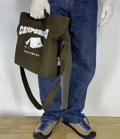 Japanese Brand Fashion y2k campground shoulder bag messenger bag Size ONE SIZE - 3 Thumbnail