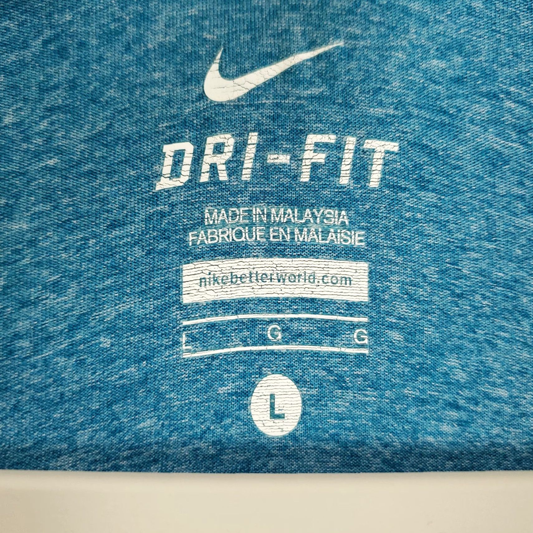 Nike Nike Dri-FIT Pullover Mens L Blue 1/4 Zip Reflective Jogging Running Jacket Size US L / EU 52-54 / 3 - 4 Thumbnail