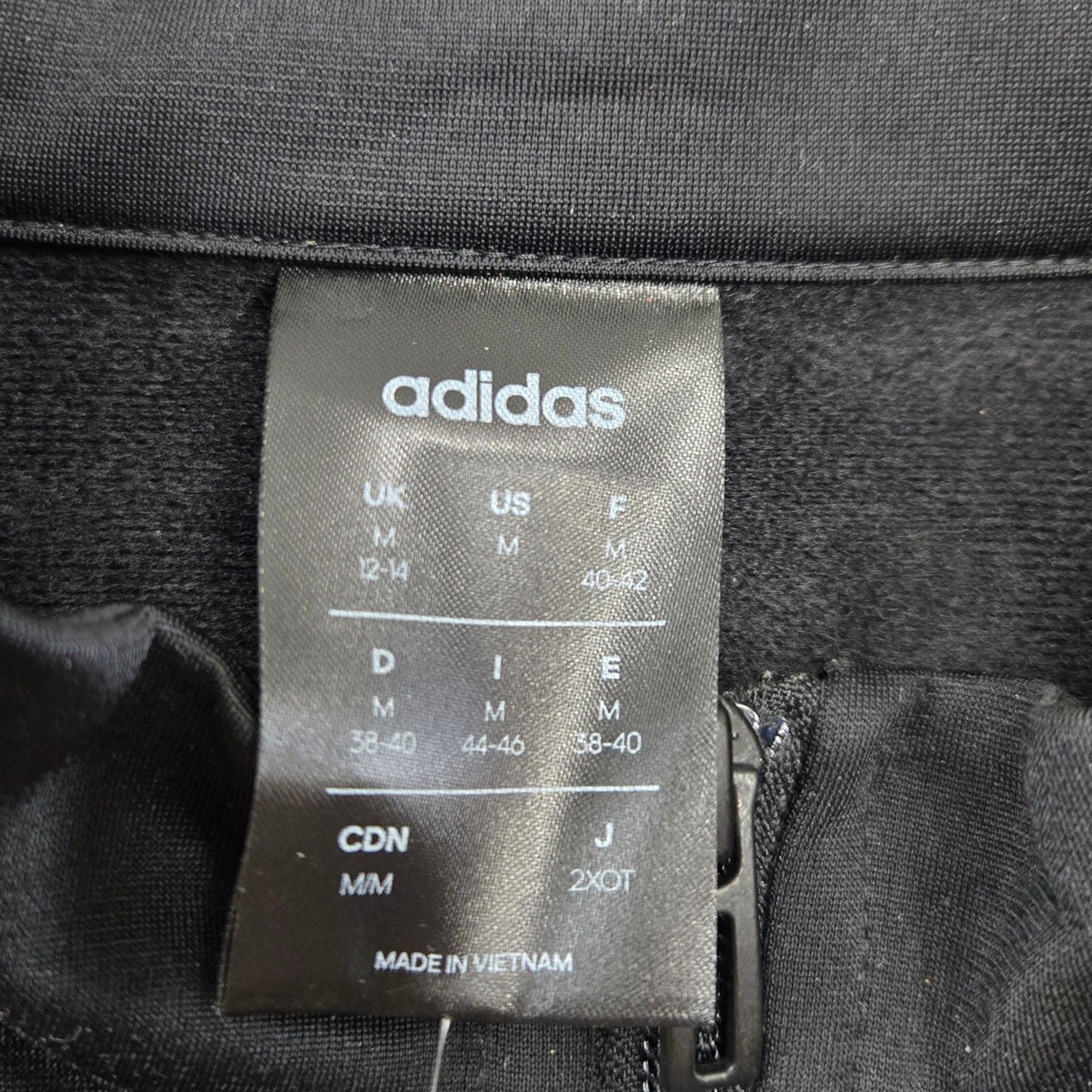 Adidas Adidas Womens 3-Stripes Track Jacket Black Medium NWT Size M / US 6-8 / IT 42-44 - 7 Thumbnail