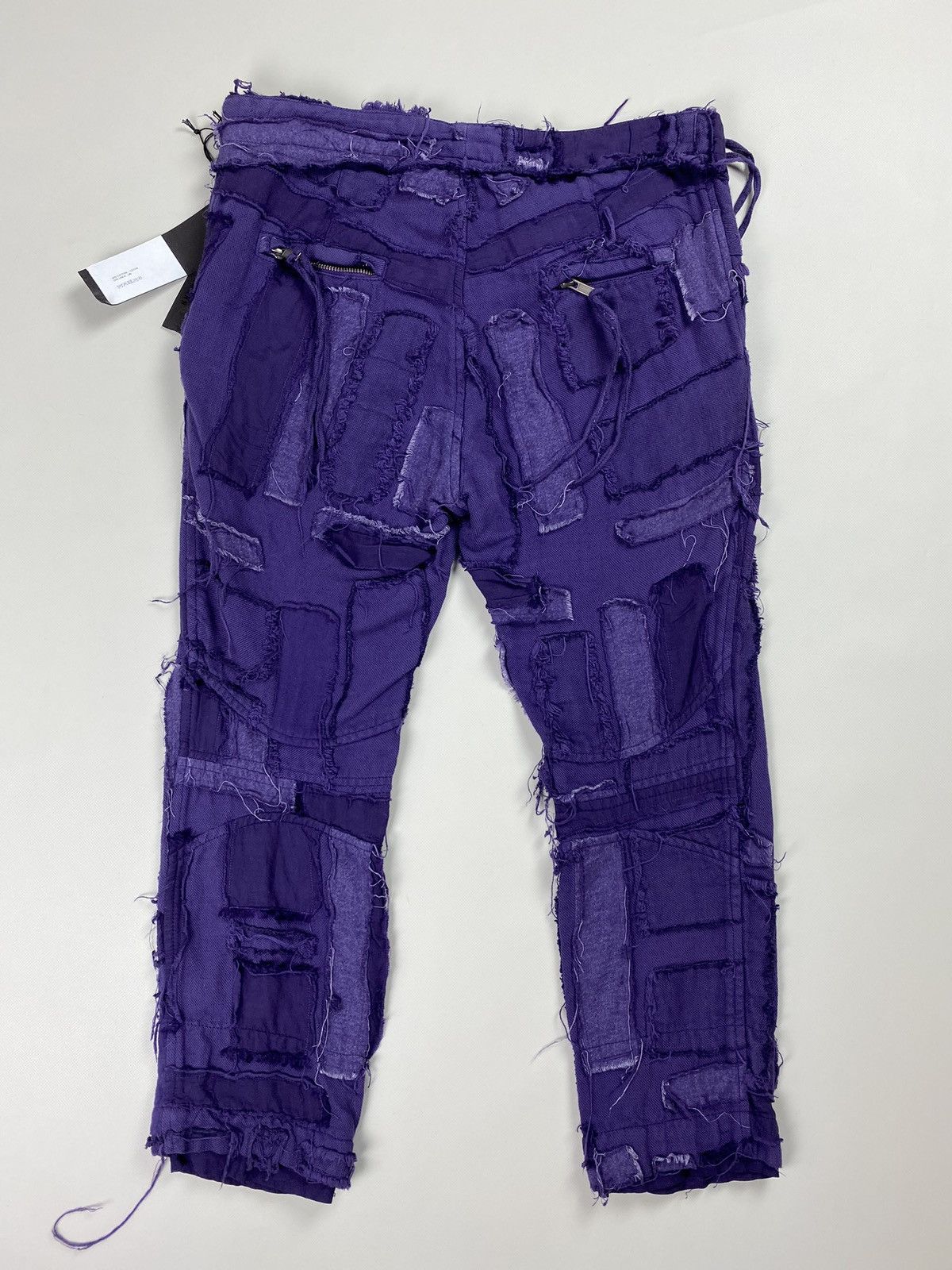 Haider Ackermann BNWT! Haider Ackermann ladies patchwork cropped pants Size 26" / US 2 / IT 38 - 18 Thumbnail