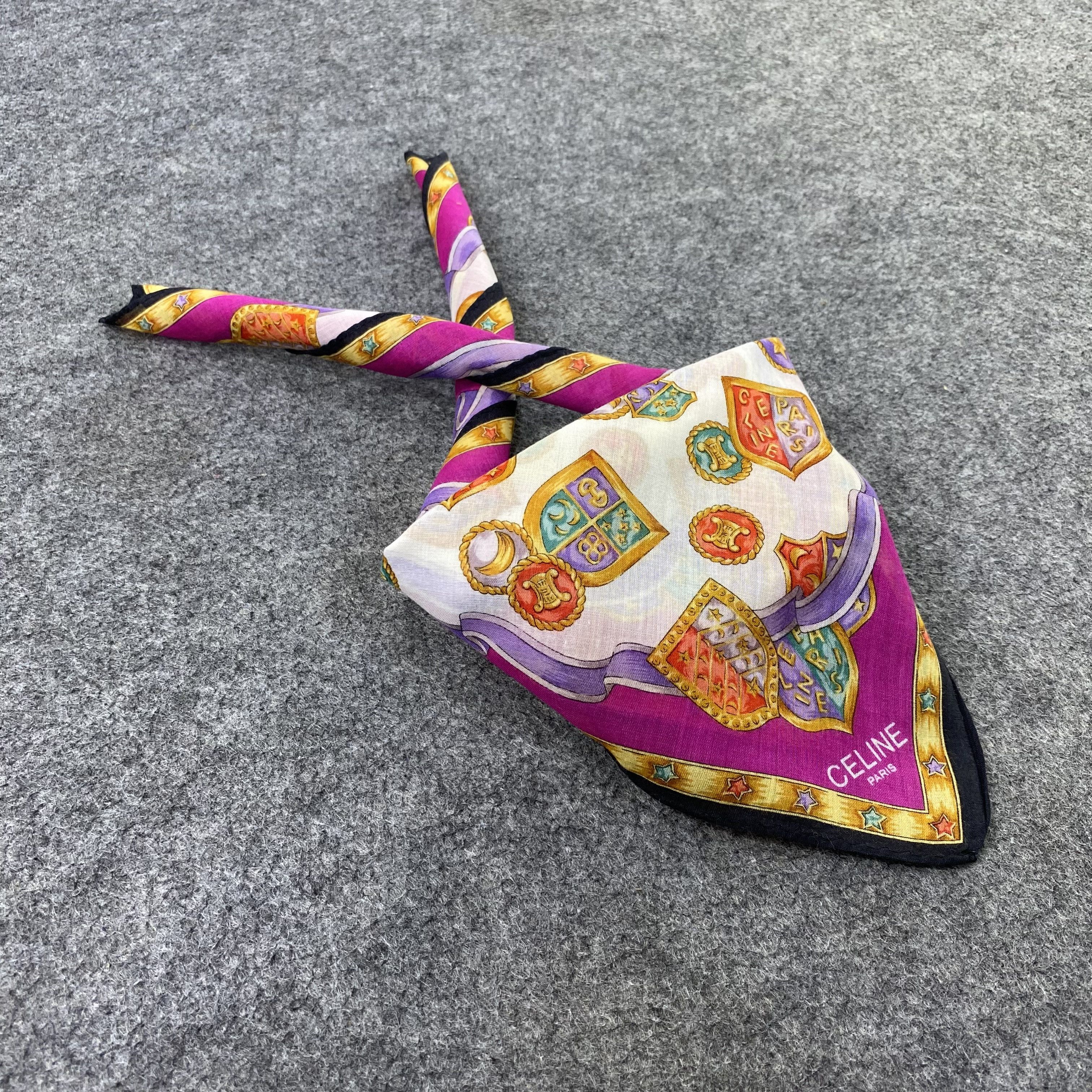 Celine Celine Handkerchief Neckerchief Bandana-B1935 Size ONE SIZE - 1 Thumbnail