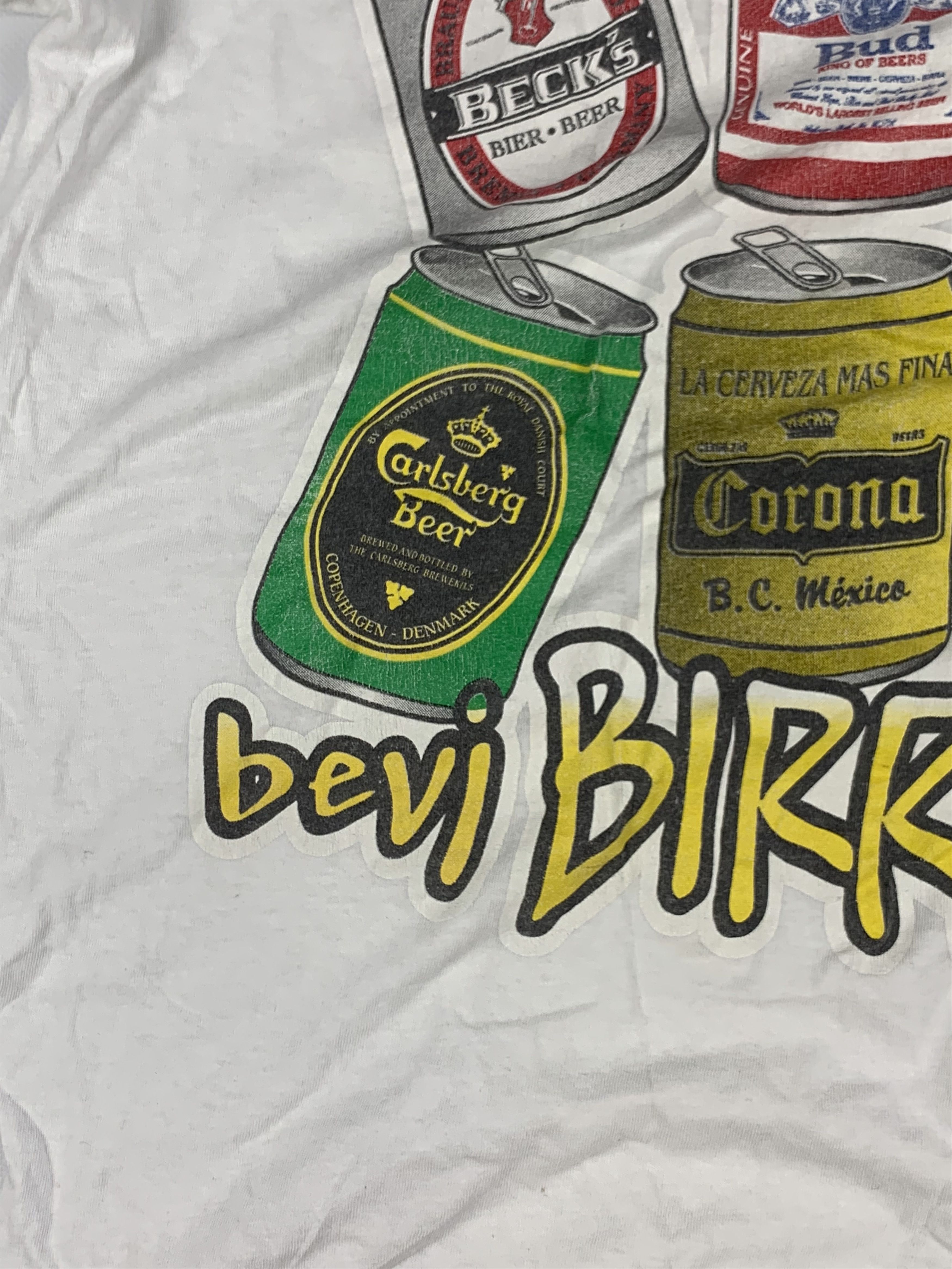 Vintage Vintage Beer Promo T-Shirt XL Size US XL / EU 56 / 4 - 6 Thumbnail