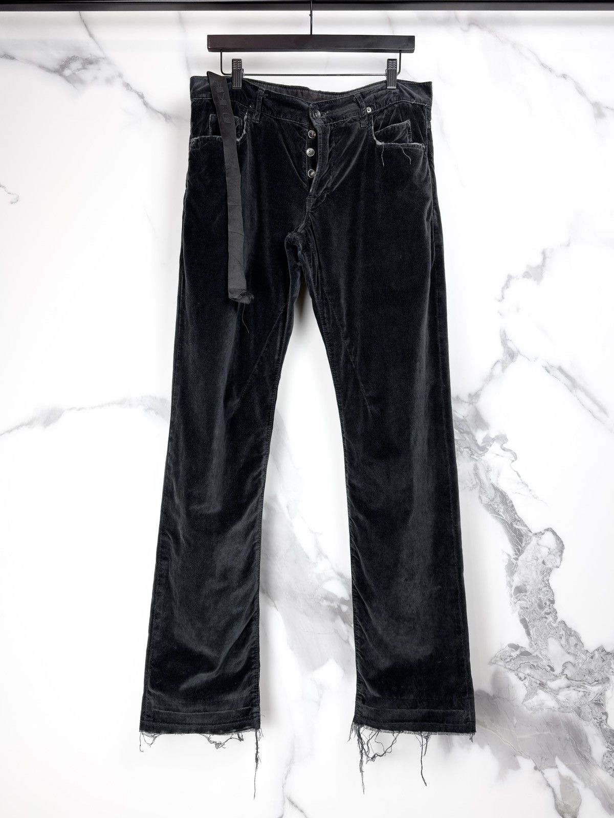 FW08 Rick Owens Stag Velvet Detroit Denim Jeans Olmar
