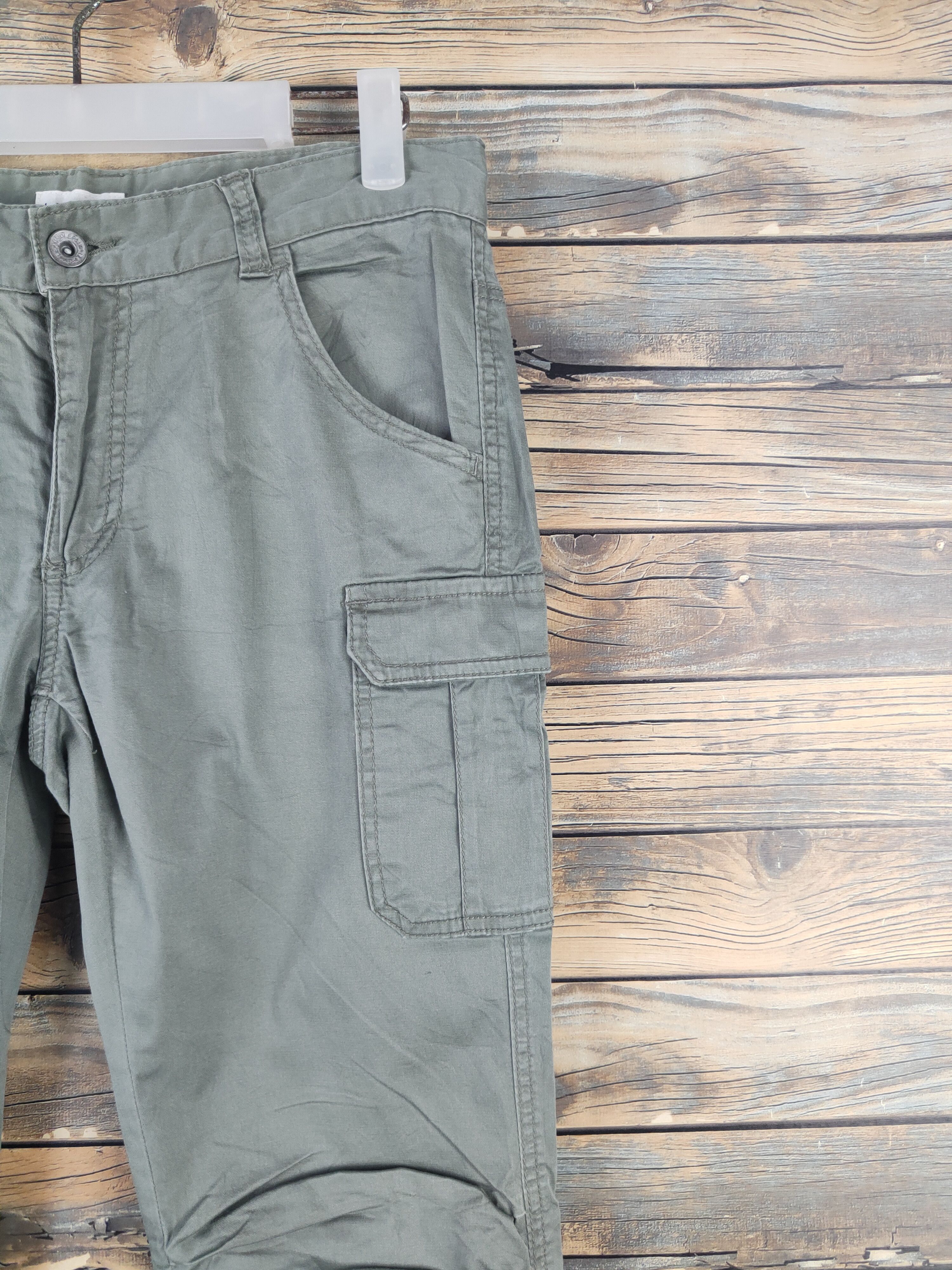 LOWRYS FARM DL Lepsim-Lowrys Farm Green Multipocket Cargo Pants #751 Size US 31 - 5 Thumbnail