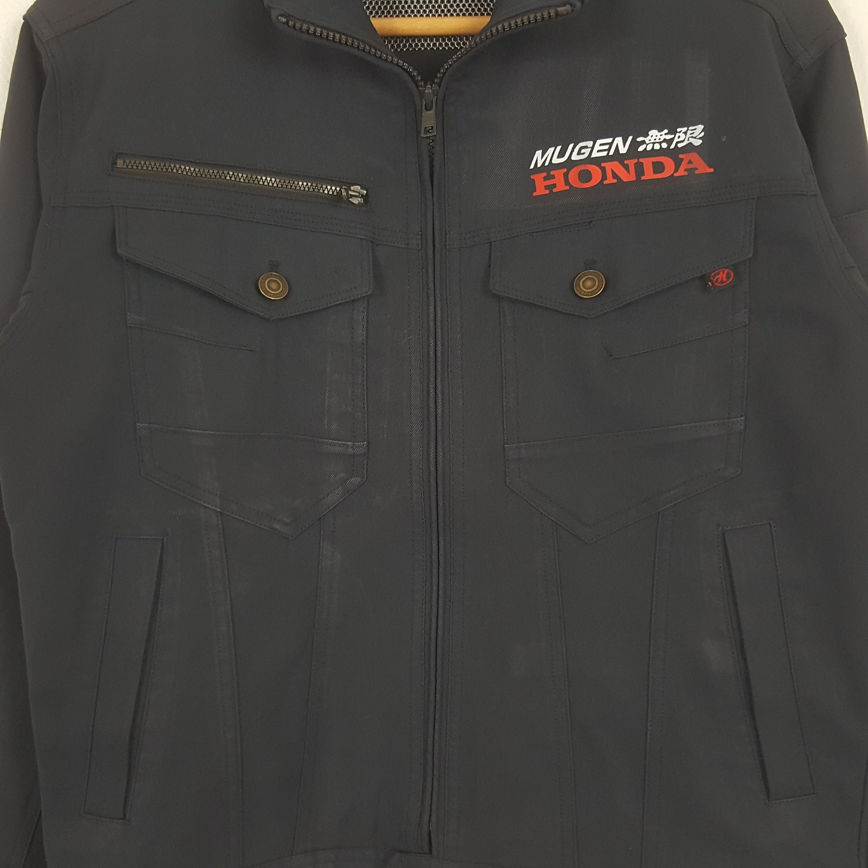 Honda × Japanese Brand × Vintage Vintage Mugen Honda Japanese Racing Team Custom Art Jacket Size US S / EU 44-46 / 1 - 4 Thumbnail